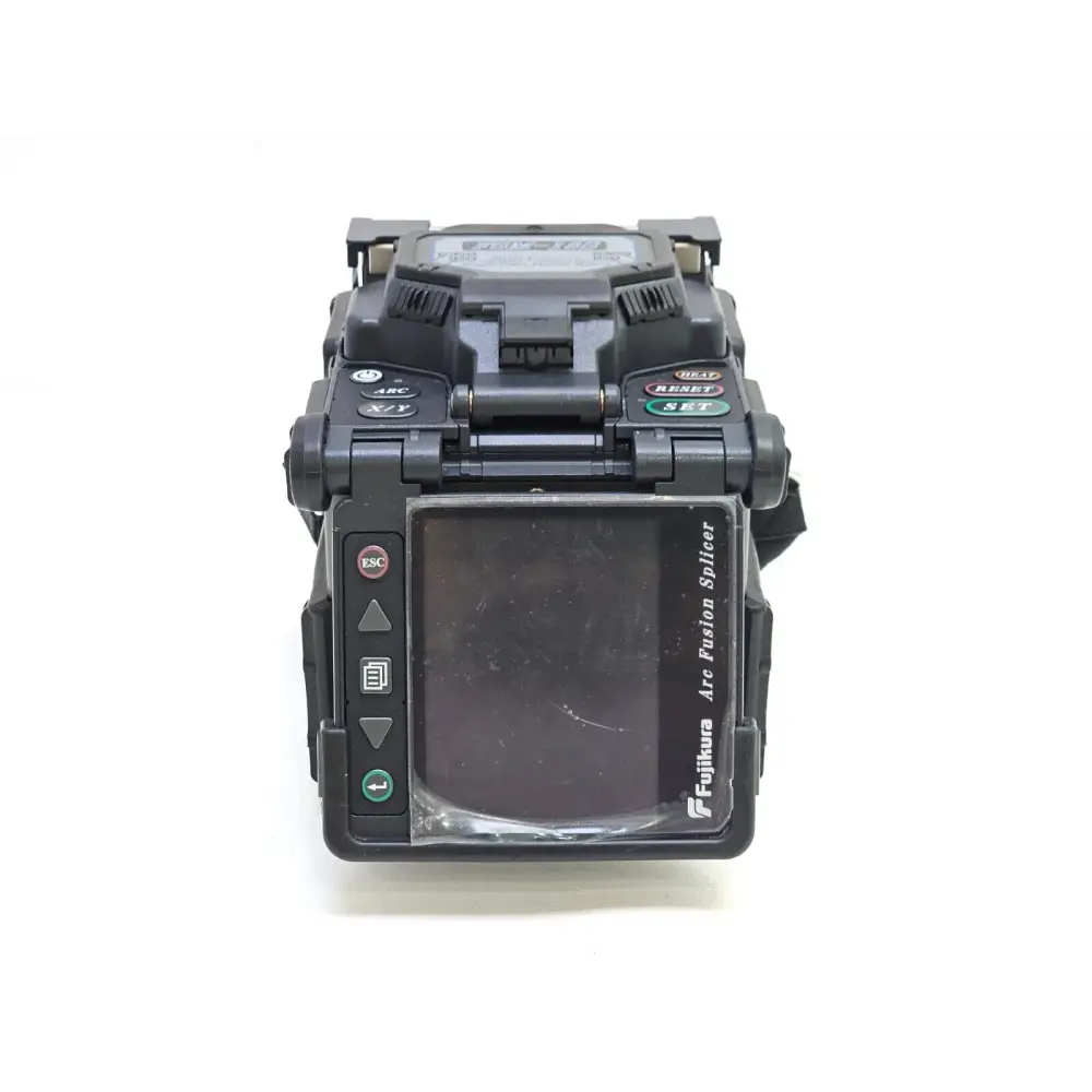Fujikura FSM-18S SM MM fusion splicer front panel and LCD display