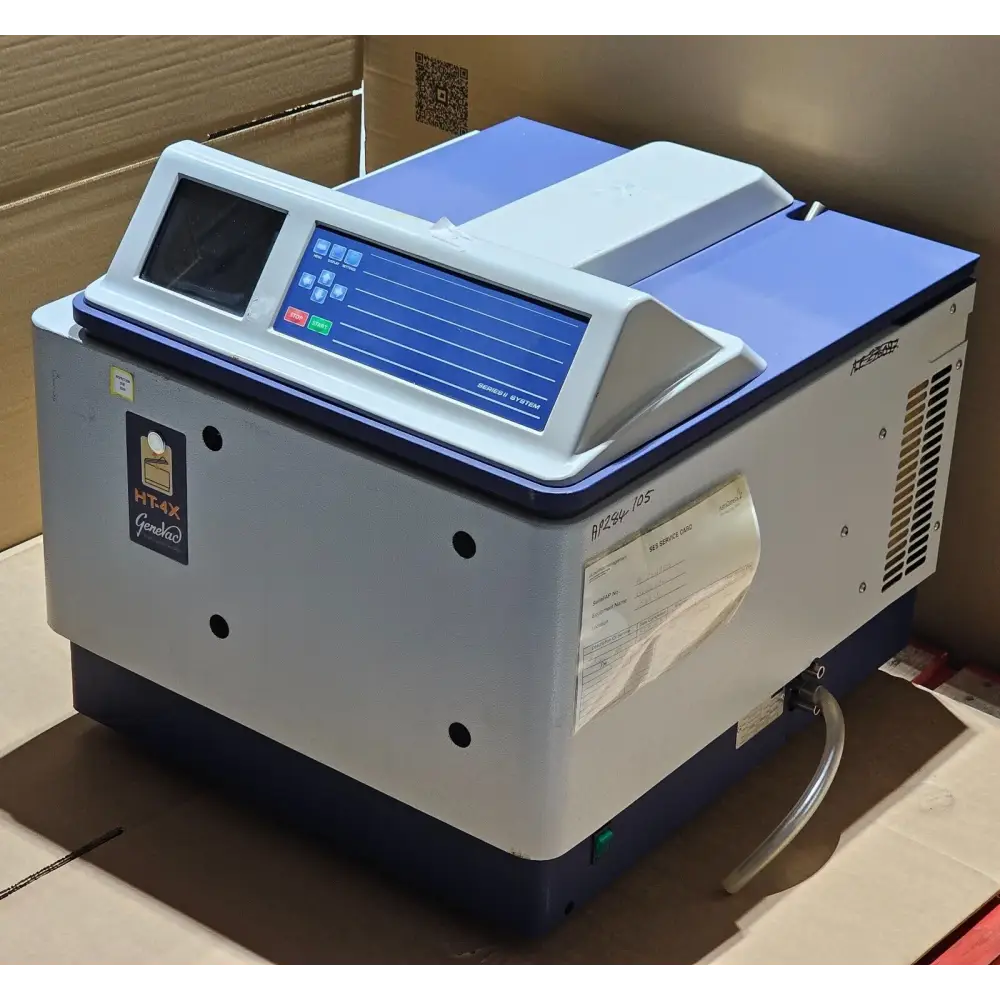 Genevac HT-4X control panel and interface detail