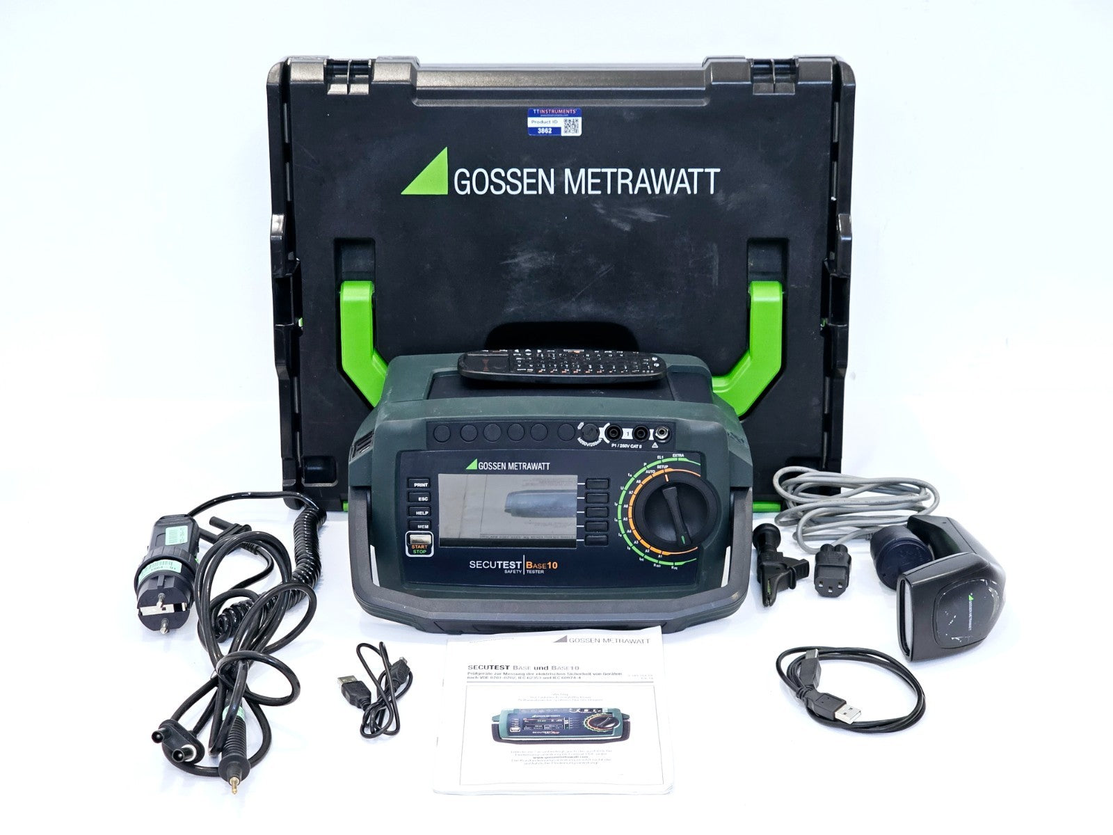 Gossen Metrawatt SECUTEST Base 10 M7050-V902 electrical safety tester front view