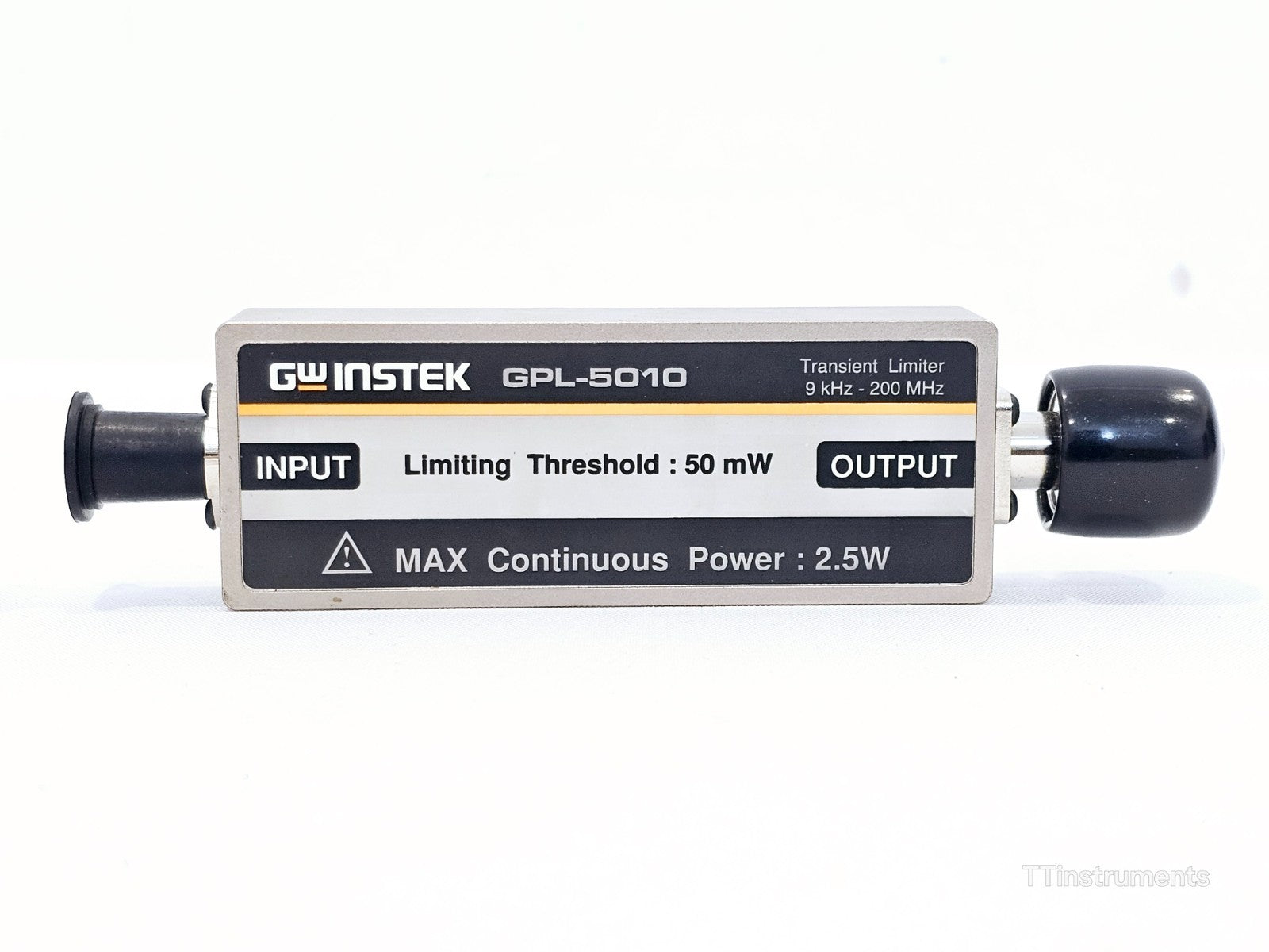 GW Instek GPL-5010 Transient Limiter for GSP-9330 Spectrum Analyzer, BNC(F)-N(M)