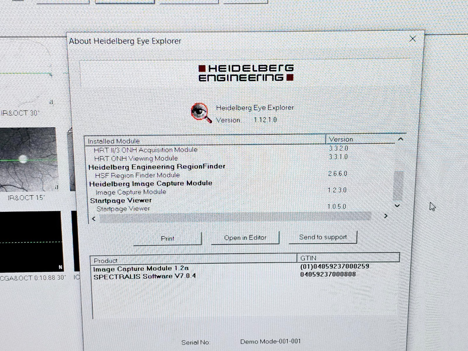 Heidelberg Engineering HRA + OCT Spectralis Optometry Imaging System w/ Software