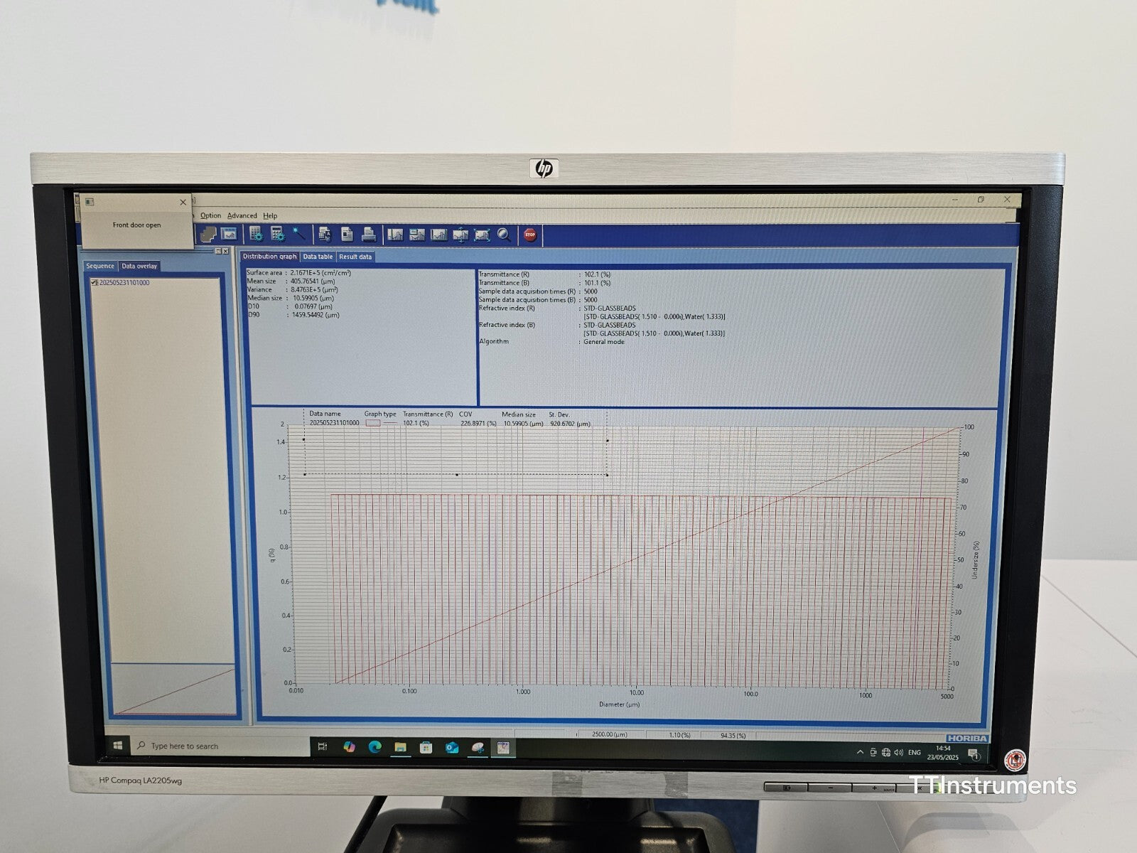 Horiba Partica LA-960S Laser Scattering Particle Size Distribution Analyzer