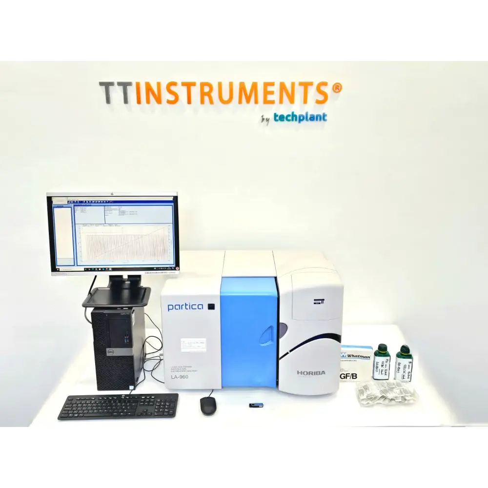 Horiba Partica LA-960S laser scattering particle size distribution analyser front view