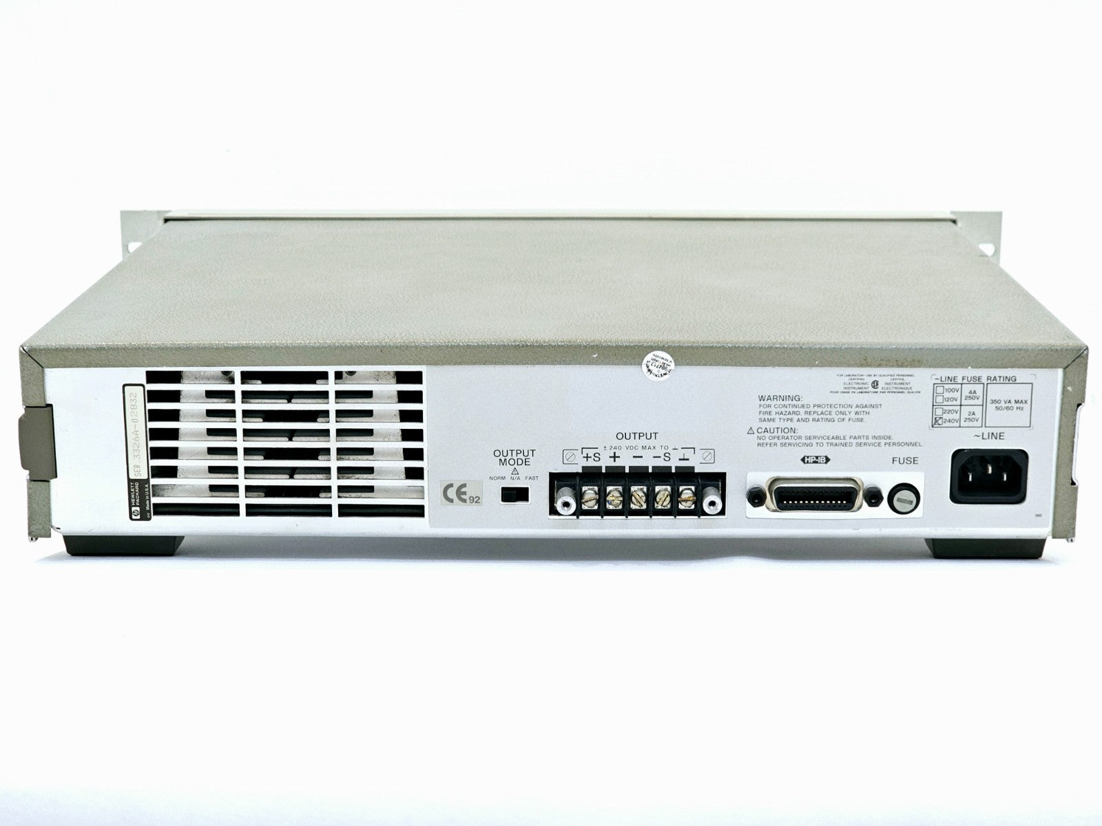 HP Agilent 6634A DC Power Supply 0-100V 0-1A 100W