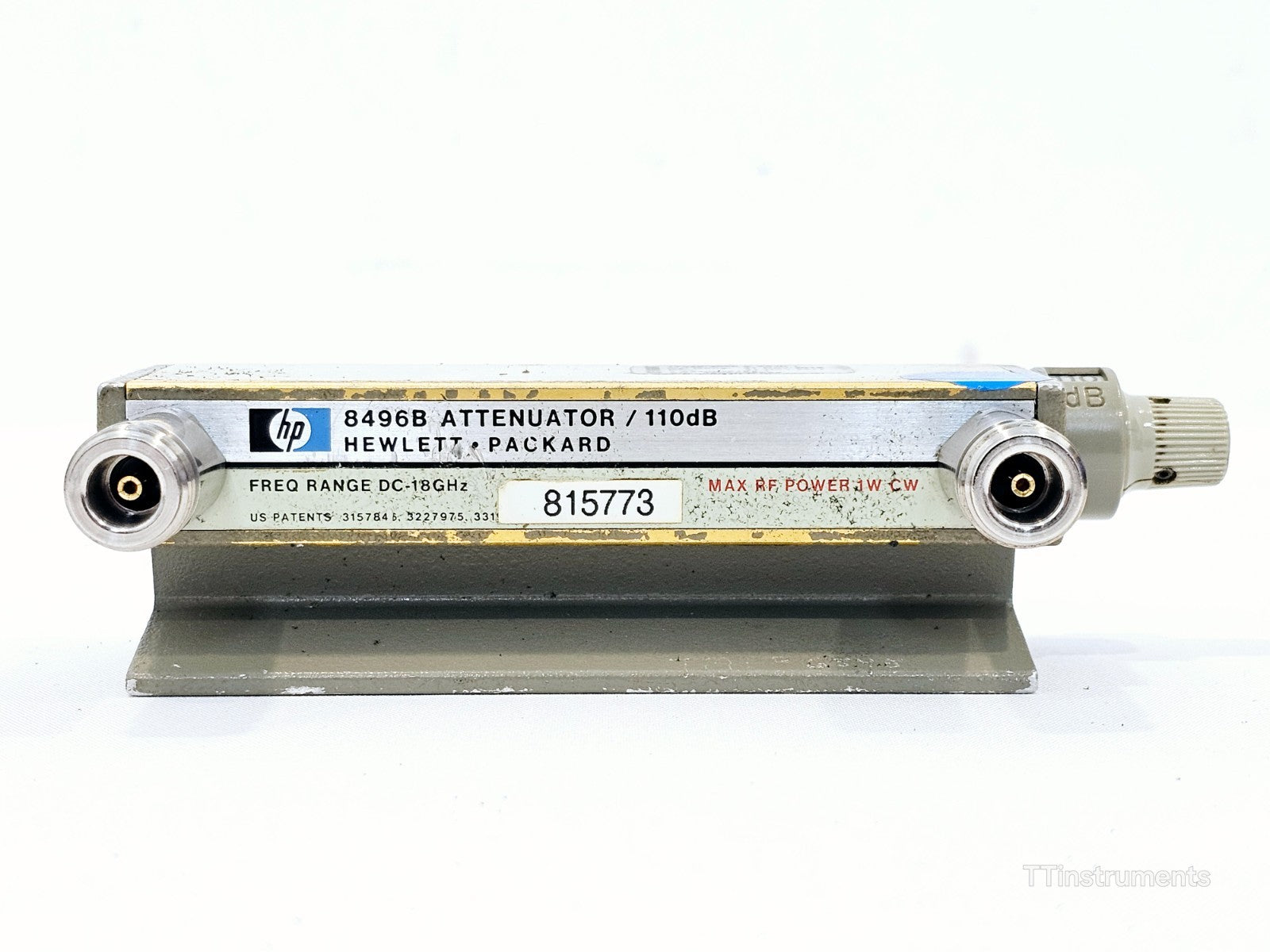 HP Agilent 8496B Manual Attenuator 18 GHz 110 dB