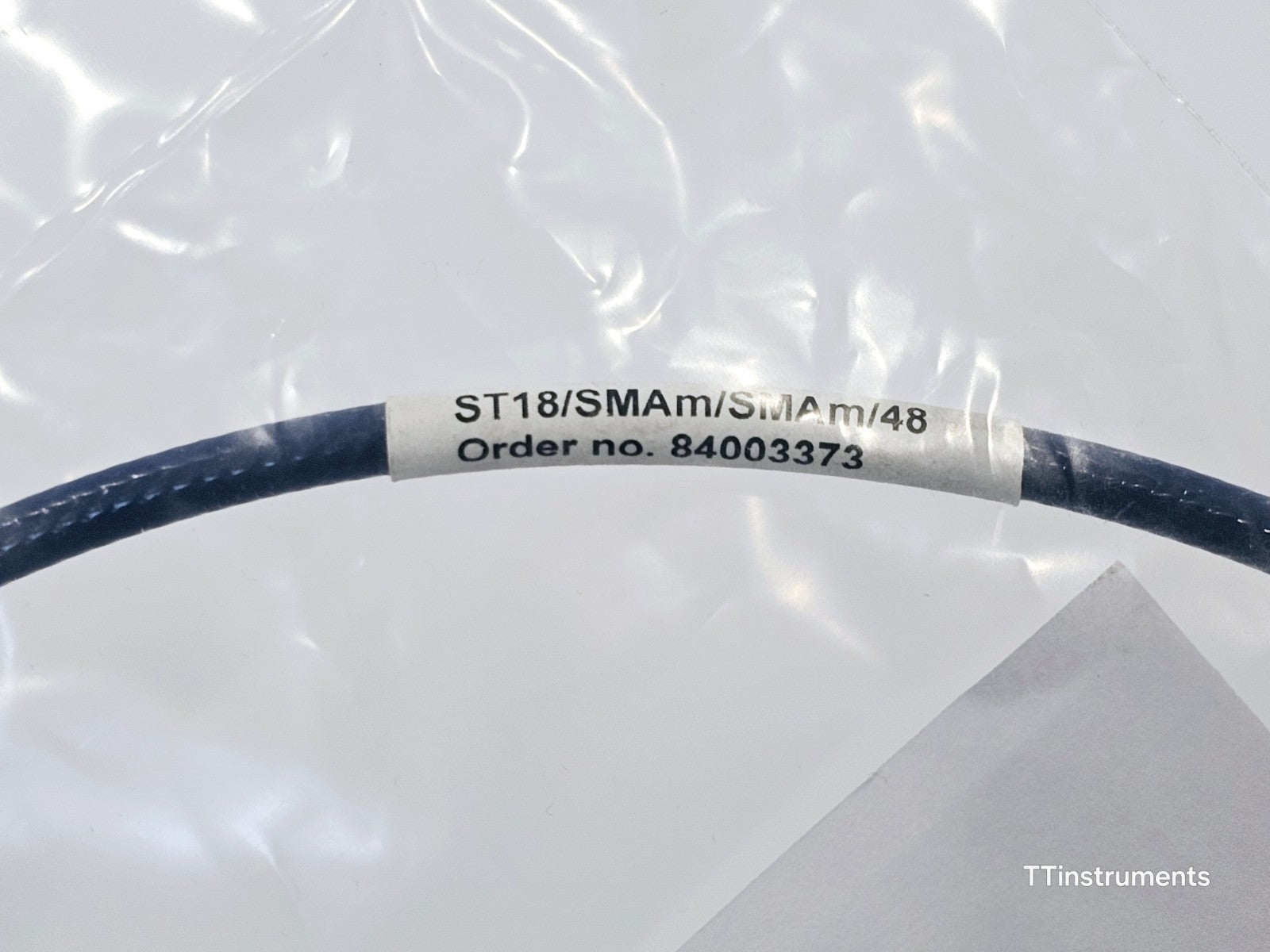 Huber Suhner RF Cable Assembly ST-18/SMAM/SMAM/48 84003373