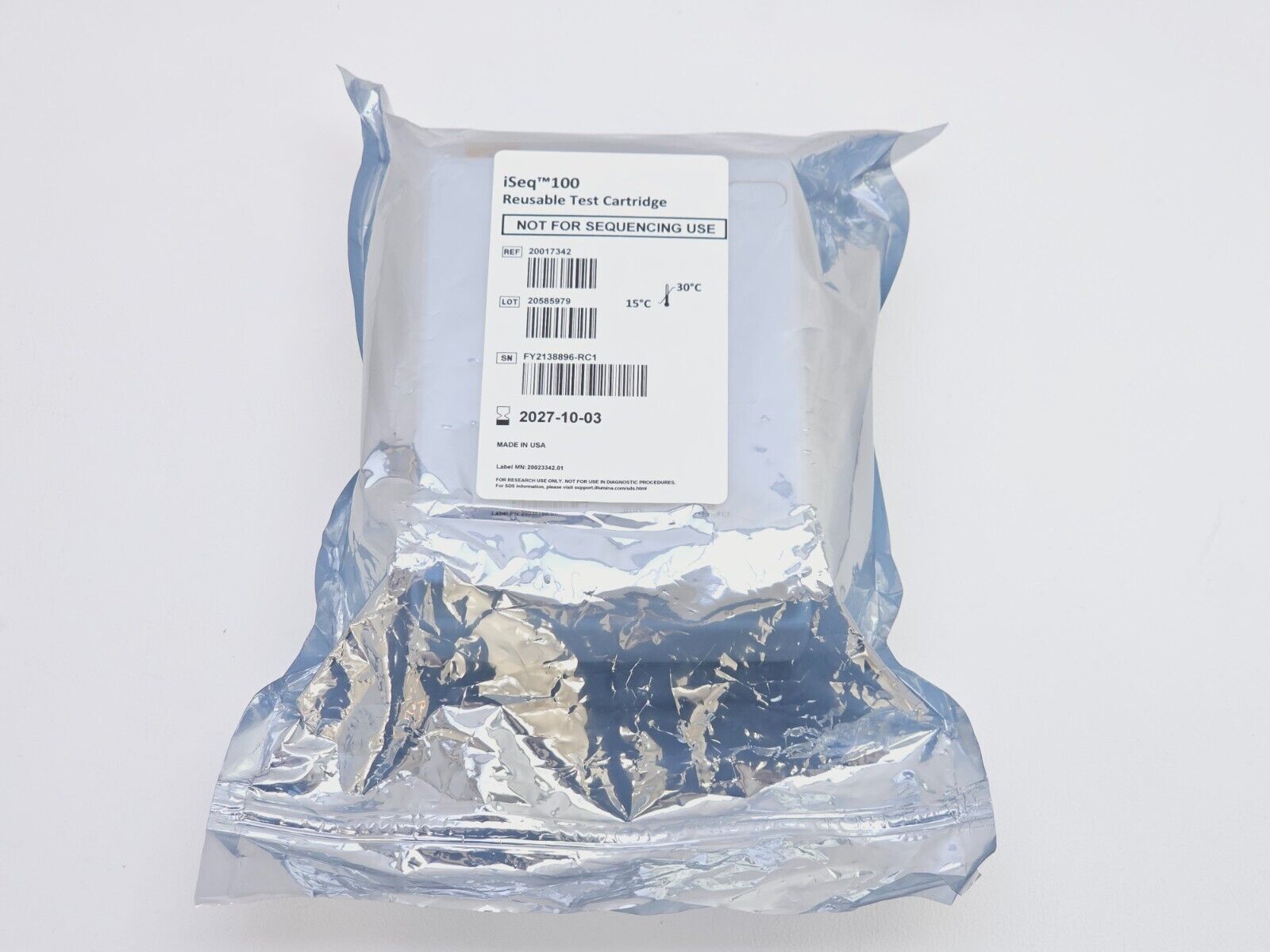 illumina iSeq 100 Next Generation Sequencing System 20021532 MFD 2022 SBS