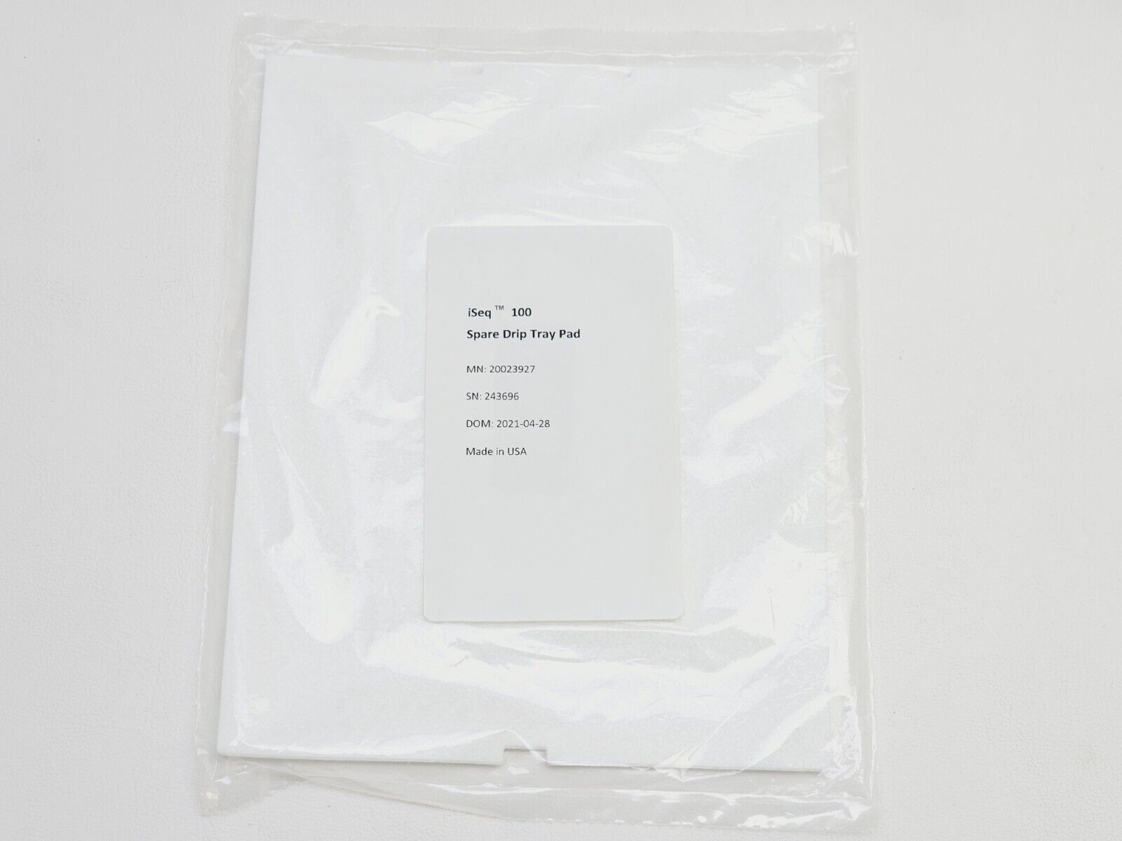 illumina iSeq 100 Next Generation Sequencing System 20021532 MFD 2022 SBS