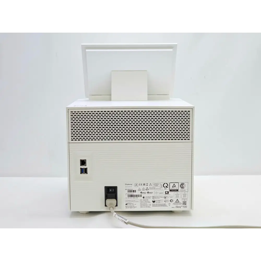 Illumina iSeq 100 reagent cartridge compartment detail view