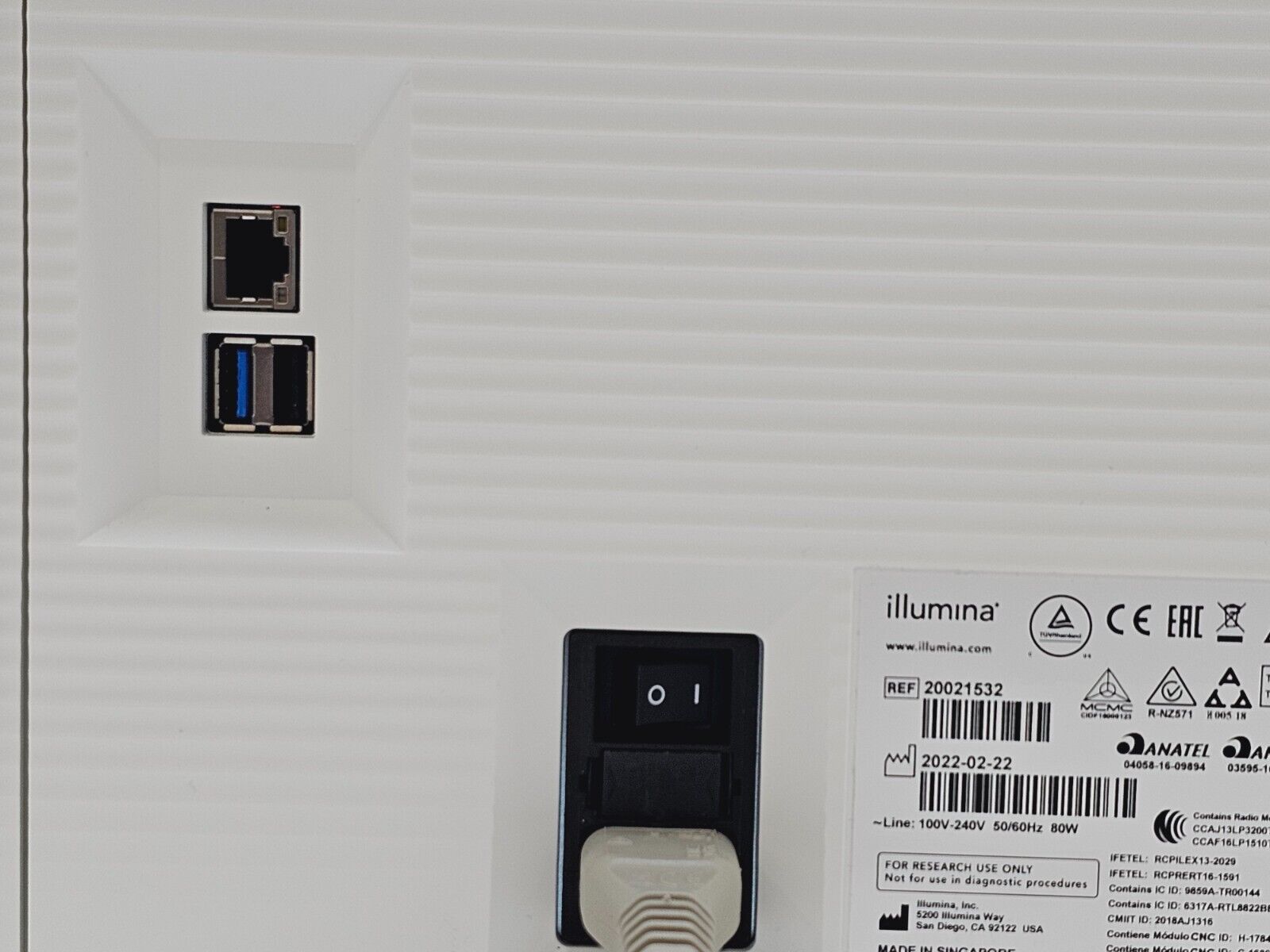 illumina iSeq 100 Next Generation Sequencing System 20021532 MFD 2022 SBS