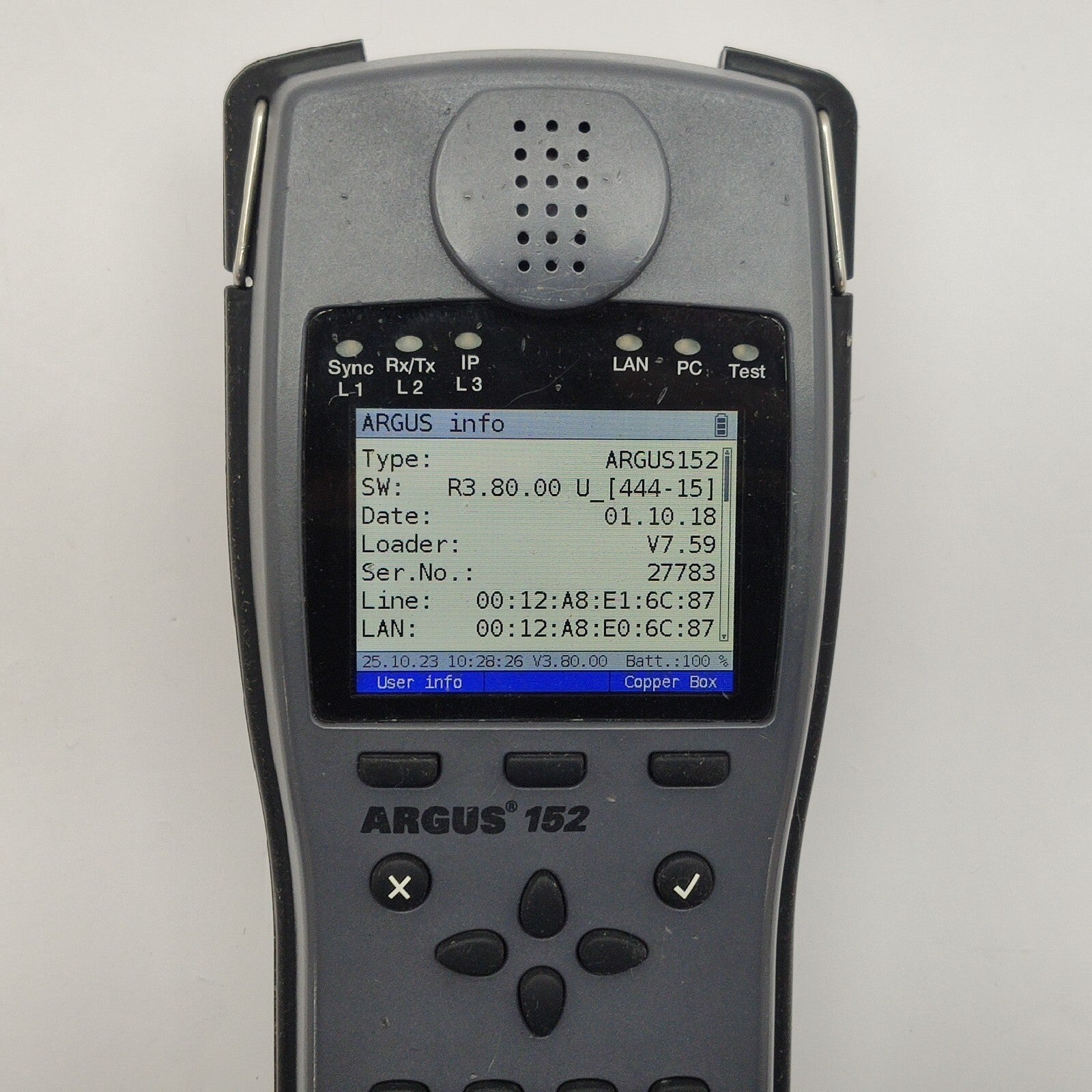 Intec Argus 152 ADSL Annex B&J VDSL ISDN POTS Ethernet Bridge Tester w/ Options