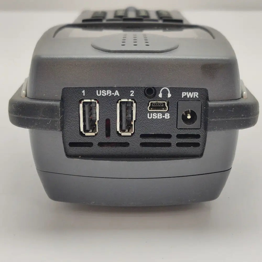 Intec Argus 163 tester top connector panel showing DSL and ISDN ports