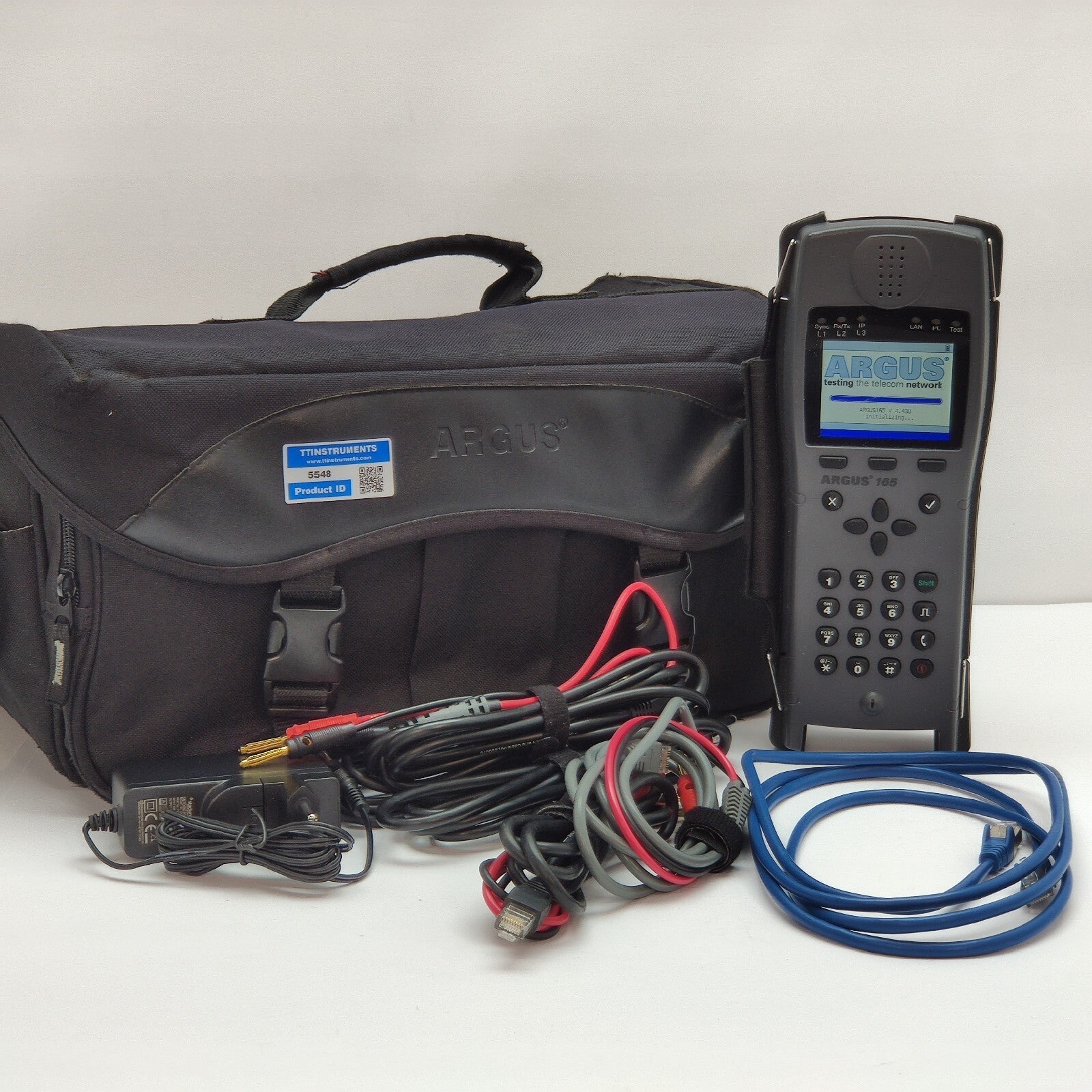 Intec Argus 165 GigE + ADSL Annex B & J VDSL SHDSL ISDN RFC 2544 Ethernet + TDR0