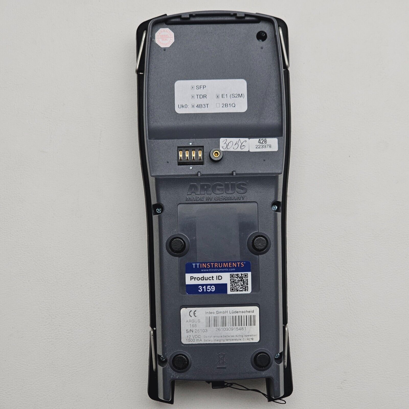 Intec Argus 165 GigE + ADSL Annex B & J VDSL SHDSL ISDN RFC 2544 Ethernet & TDR