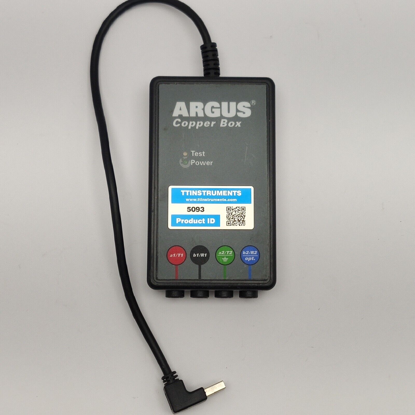 Intec ARGUS Copper Box v3 label and product identification detail view