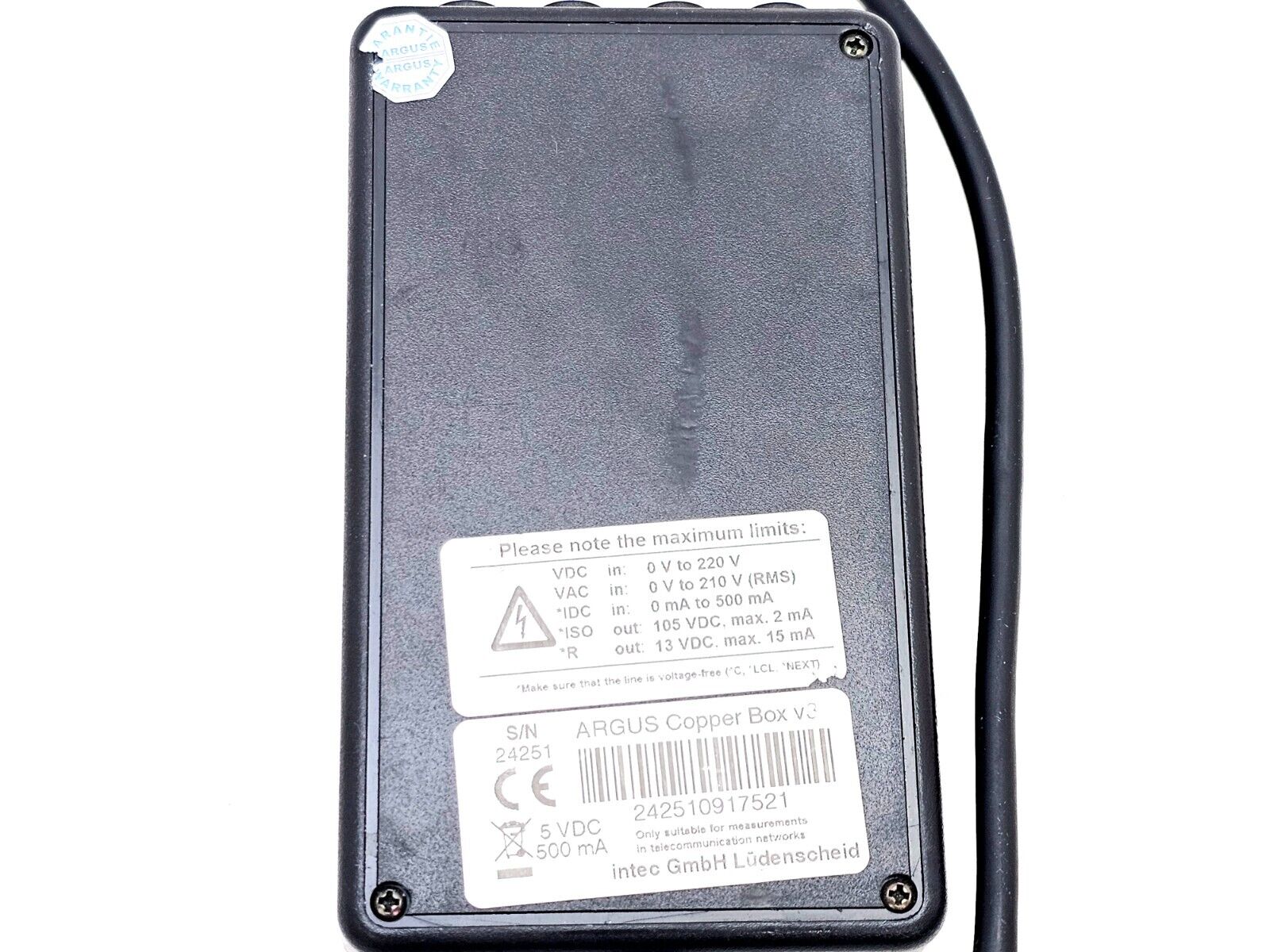 Intec Argus Copper Box v3 + Loopaline TS916 Oscillator & Test Leads