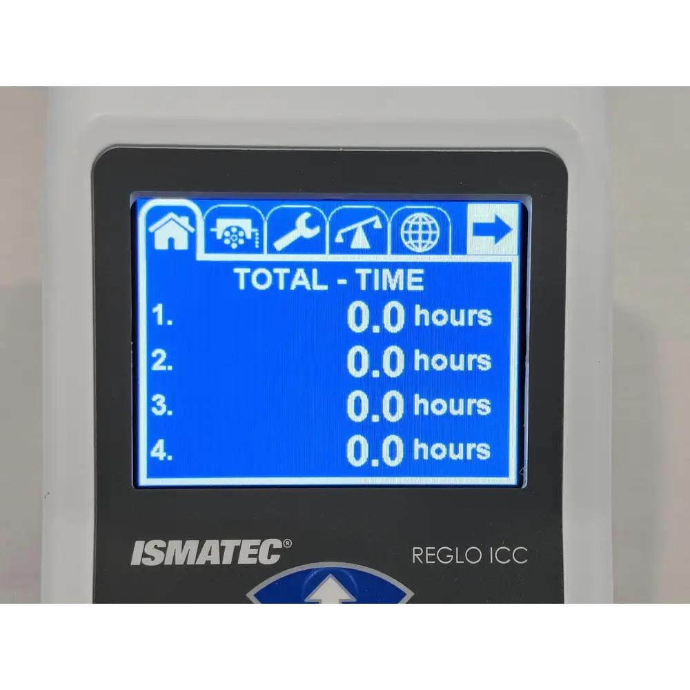 Ismatec Reglo ICC pump with all four cassettes installed, ready for operation