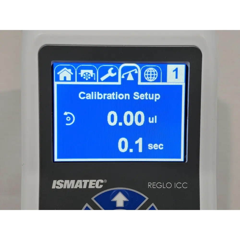 Ismatec Reglo ICC pump unit overall view showing compact bench-top footprint