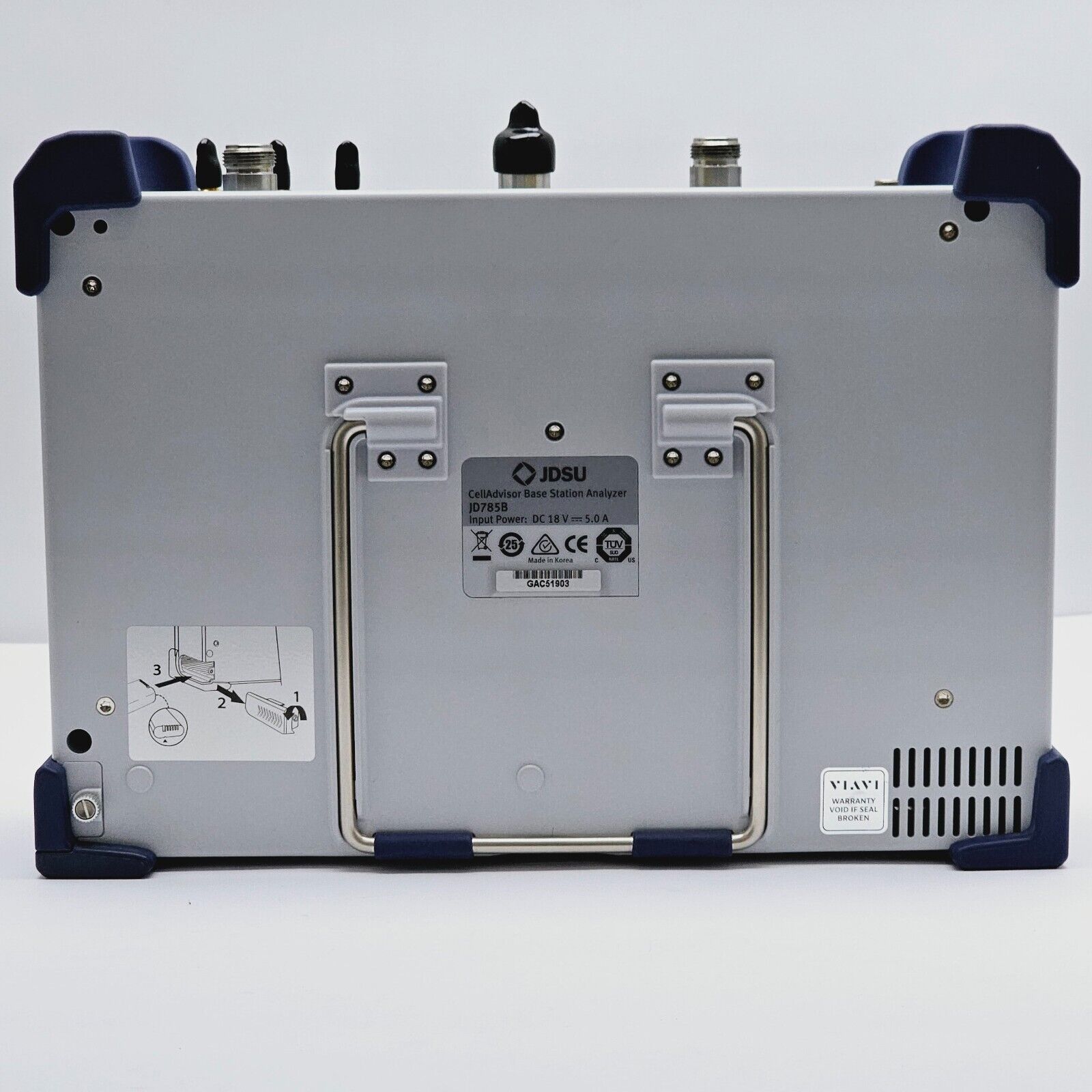 JDSU Calibrated JD785B CellAdvisor Base Station Analyzer 9kHz-8GHz w/ JD72450509