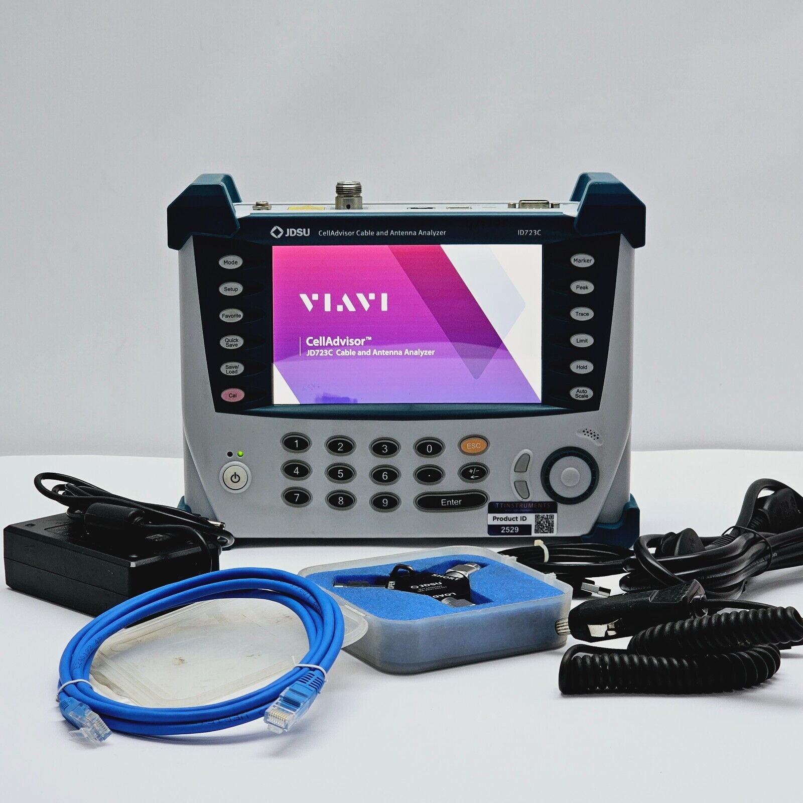 JDSU JD723C CellAdvisor Base Station Analyzer 2.7 GHz w/ JD72450509 Calibrator