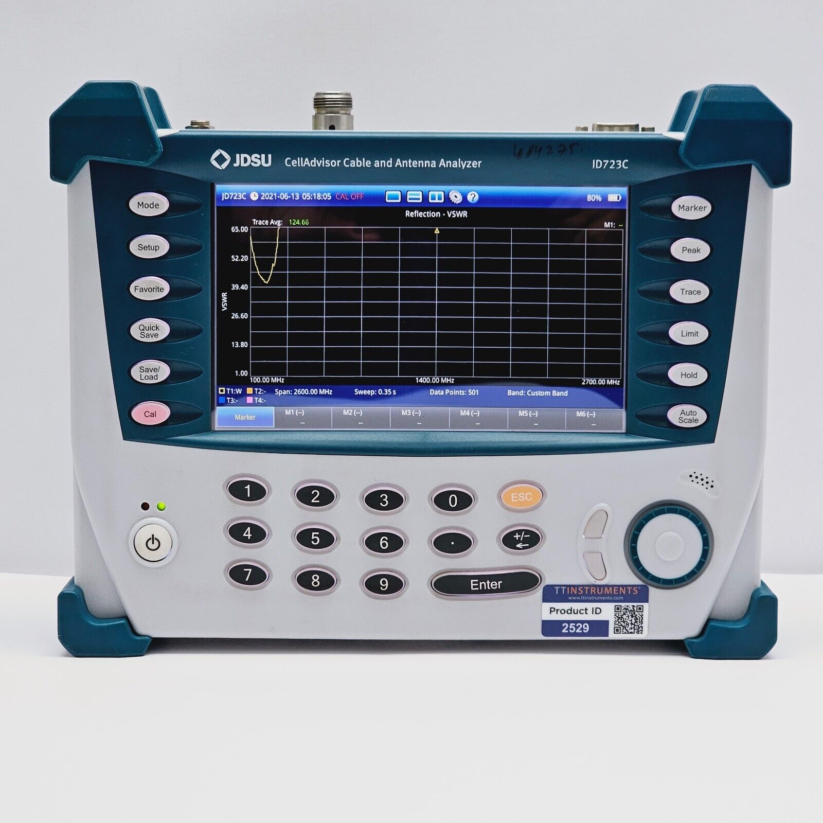JDSU JD723C CellAdvisor Base Station Analyzer 2.7 GHz w/ JD72450509 Calibrator