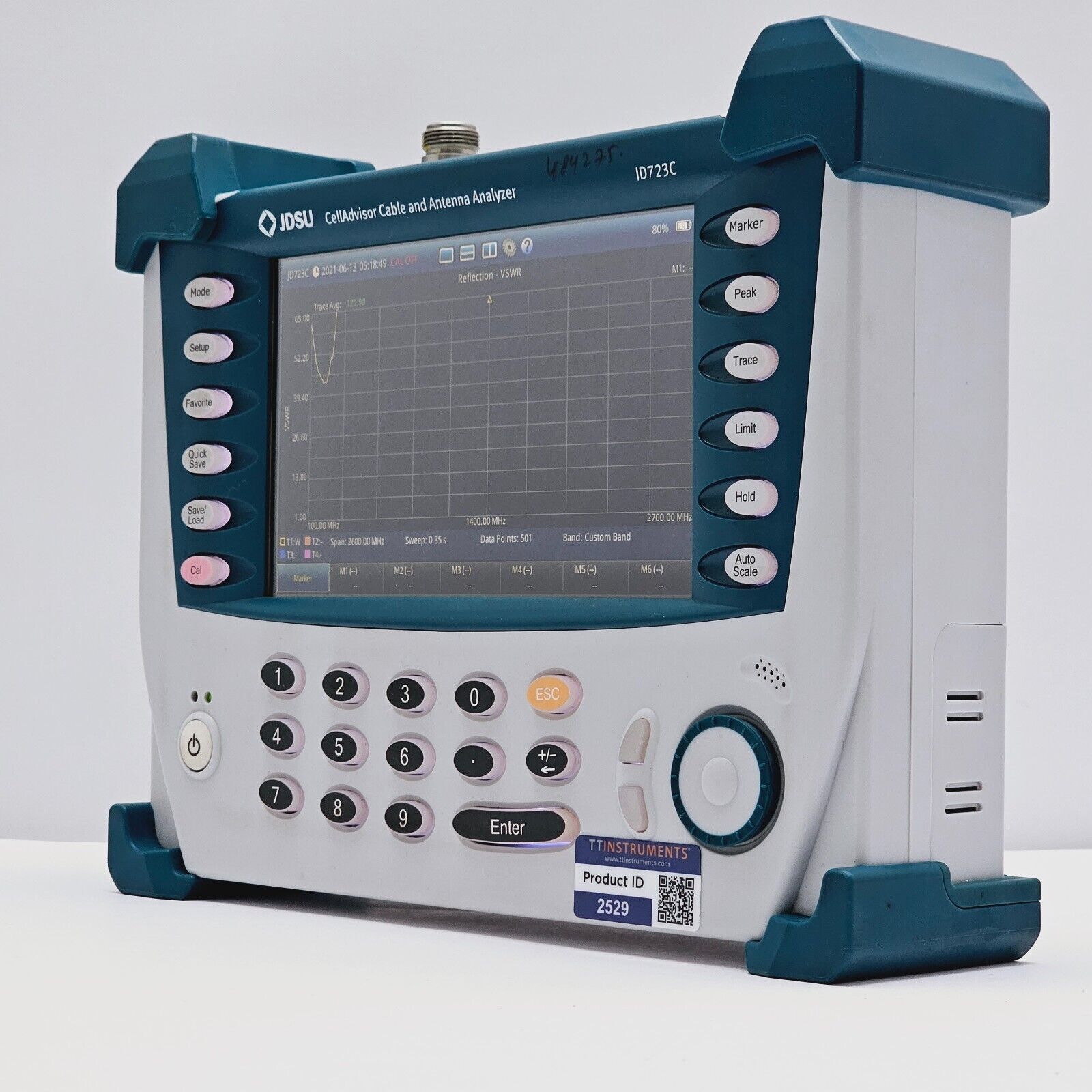 JDSU JD723C CellAdvisor Base Station Analyzer 2.7 GHz w/ JD72450509 Calibrator