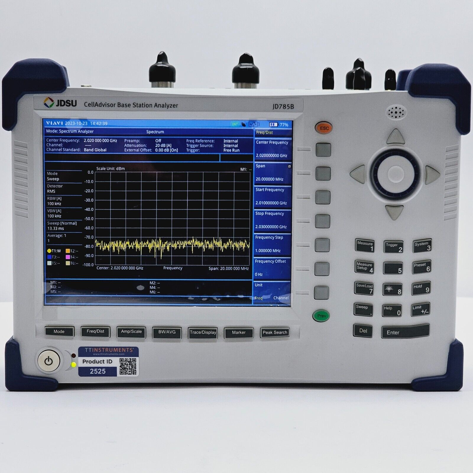 JDSU JD785B CellAdvisor Base Station Analyzer 9kHz-8GHz w/ JD78050509 + Options