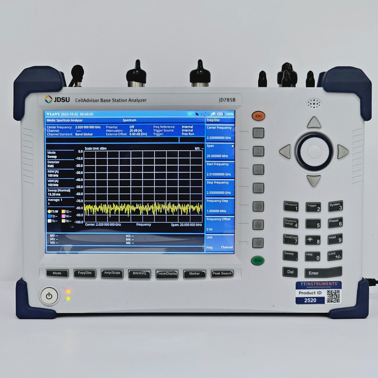 JDSU JD785B CellAdvisor Base Station Analyzer 9kHz-8GHz w/ JD78050509 OSL + Opt.
