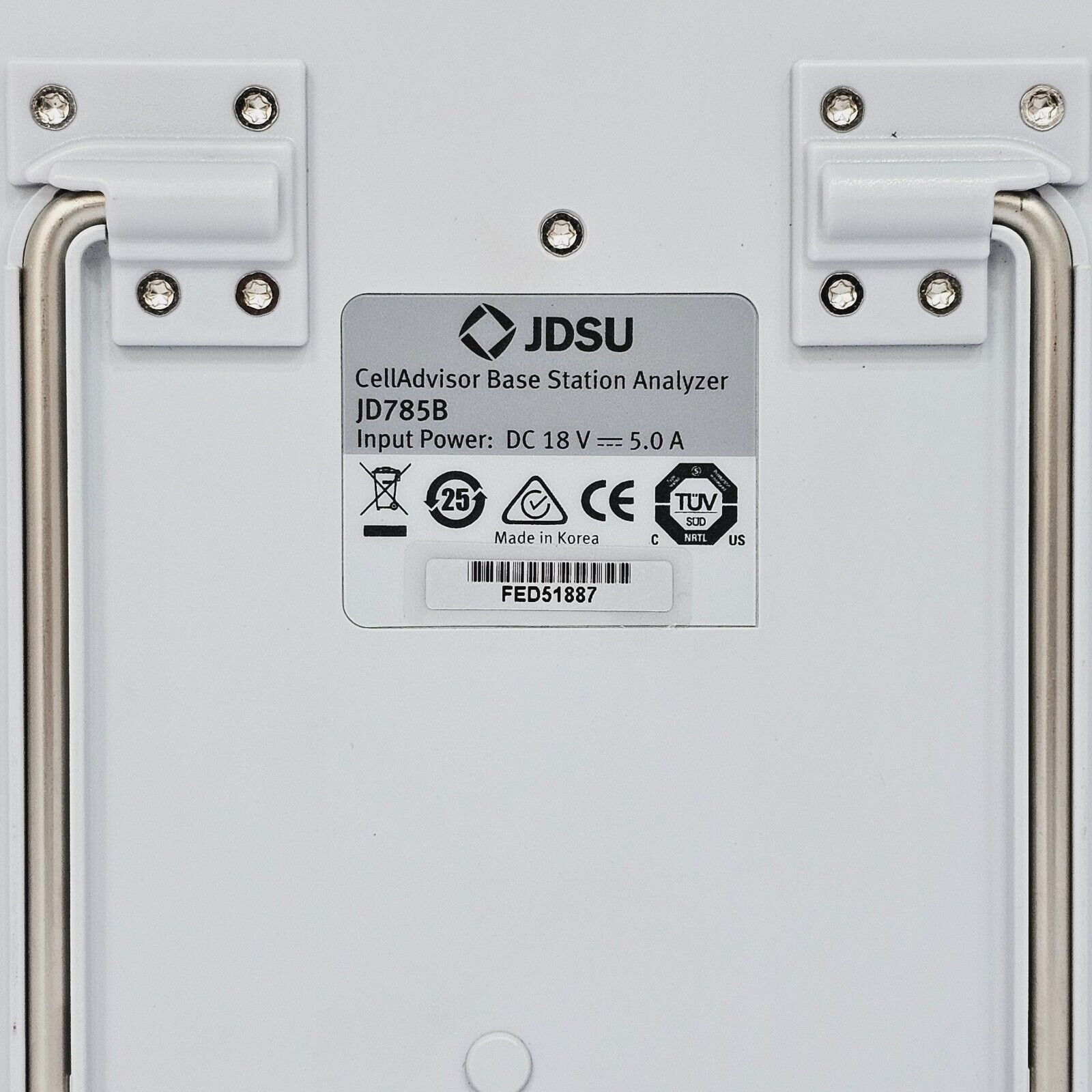 JDSU JD785B CellAdvisor Base Station Analyzer 9kHz-8GHz w/ JD78050509 w/ Options