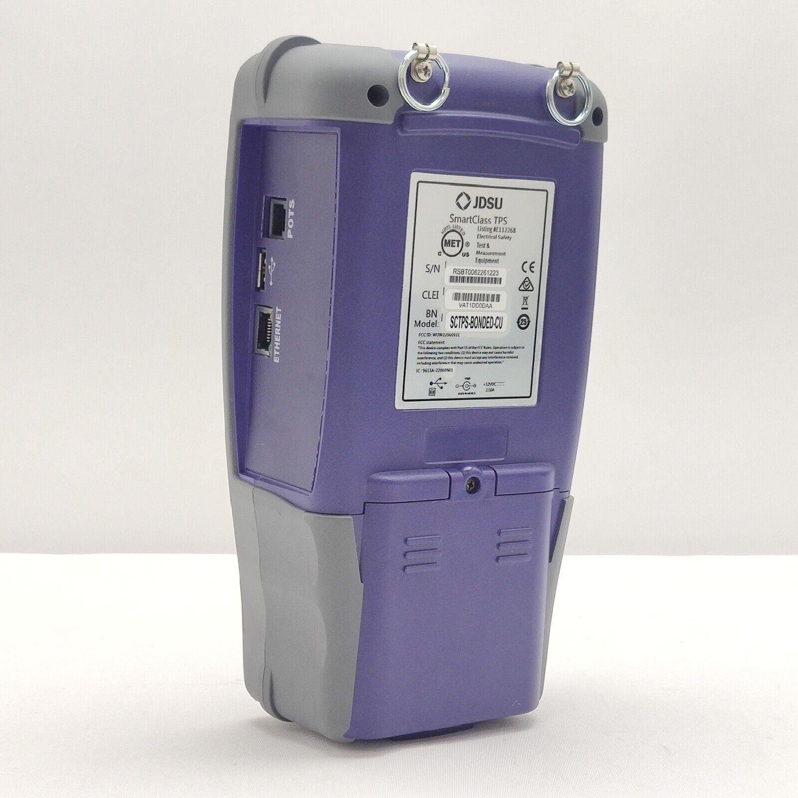 JDSU SmartClass TPS SCTPS-BONDED-CU Tester w/ Access.. DSL Ethernet POTS Copper