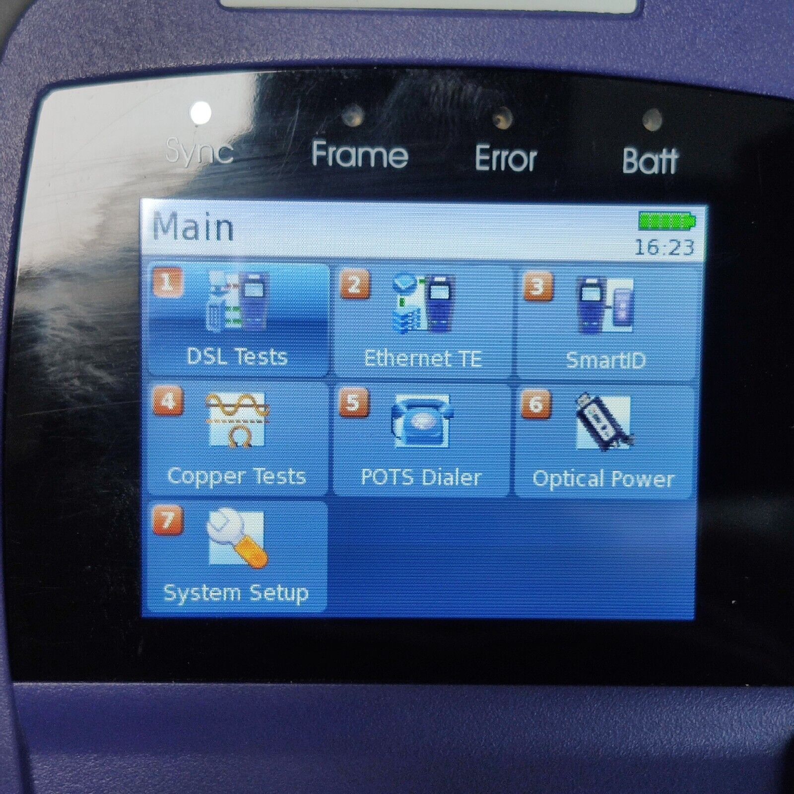 JDSU SmartClass TPS SCTPS-BONDED-CU Tester w/ Access.. DSL Ethernet POTS Copper