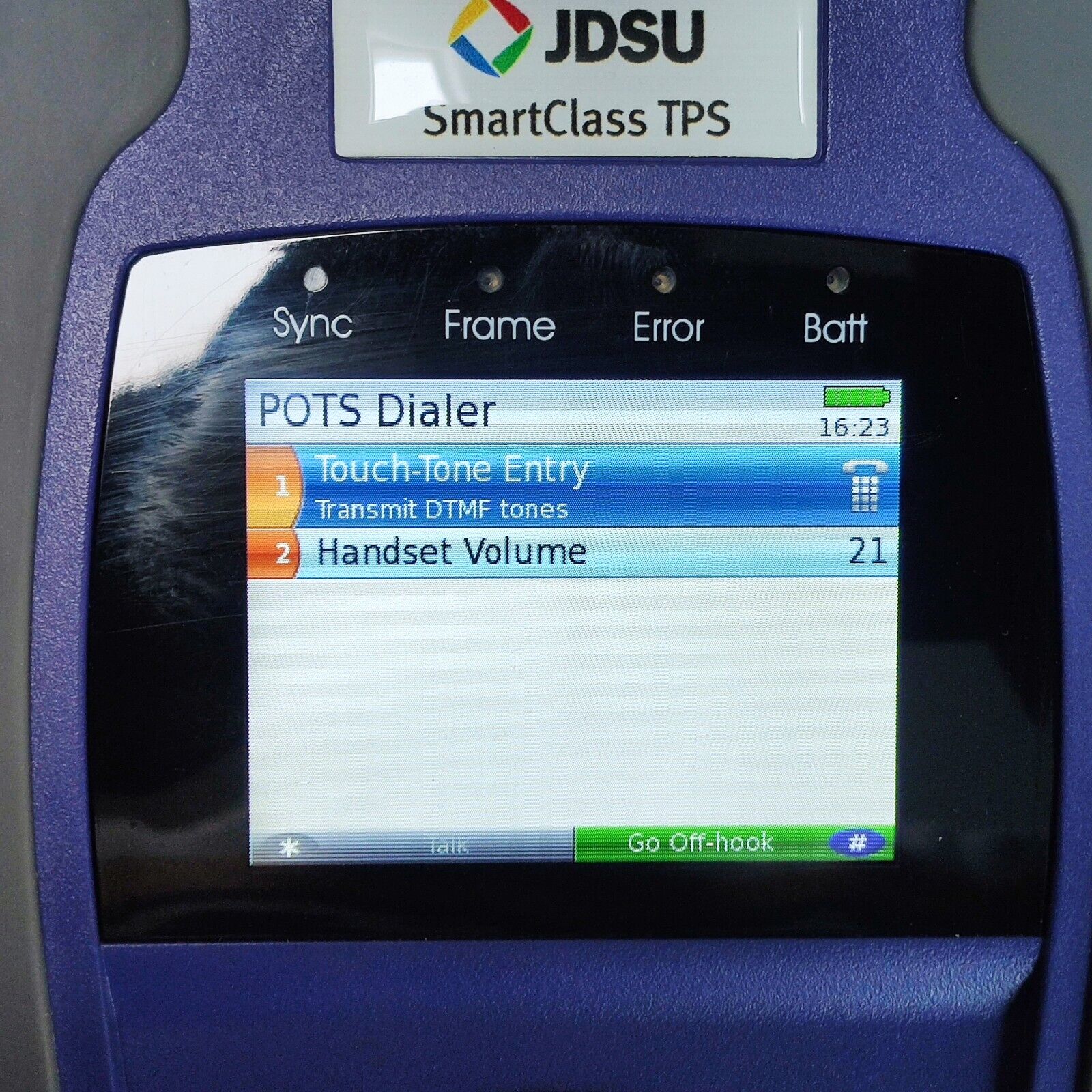 JDSU SmartClass TPS SCTPS-BONDED-CU Tester w/ Access.. DSL Ethernet POTS Copper