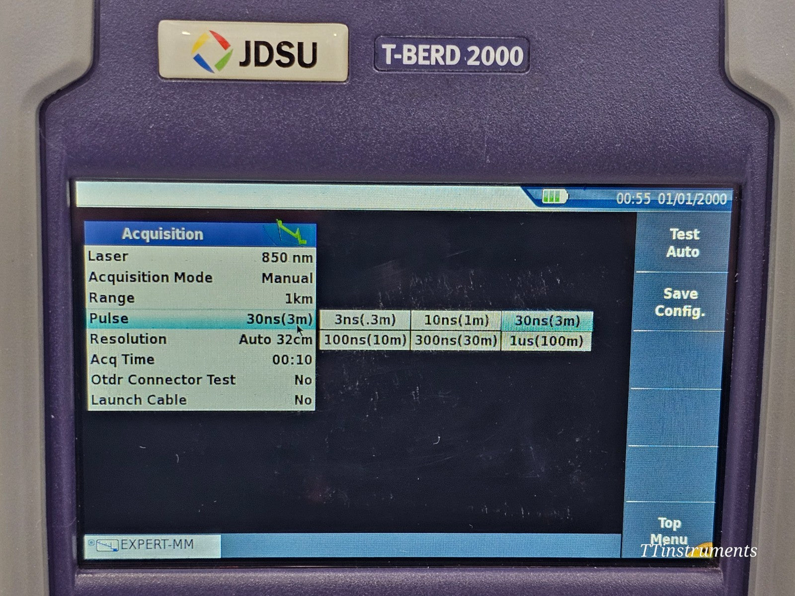 JDSU T-BERD 2000 + 4146 QUAD OTDR SM MM 850/1300 1310/1550 + P5000i Scope +MP-60
