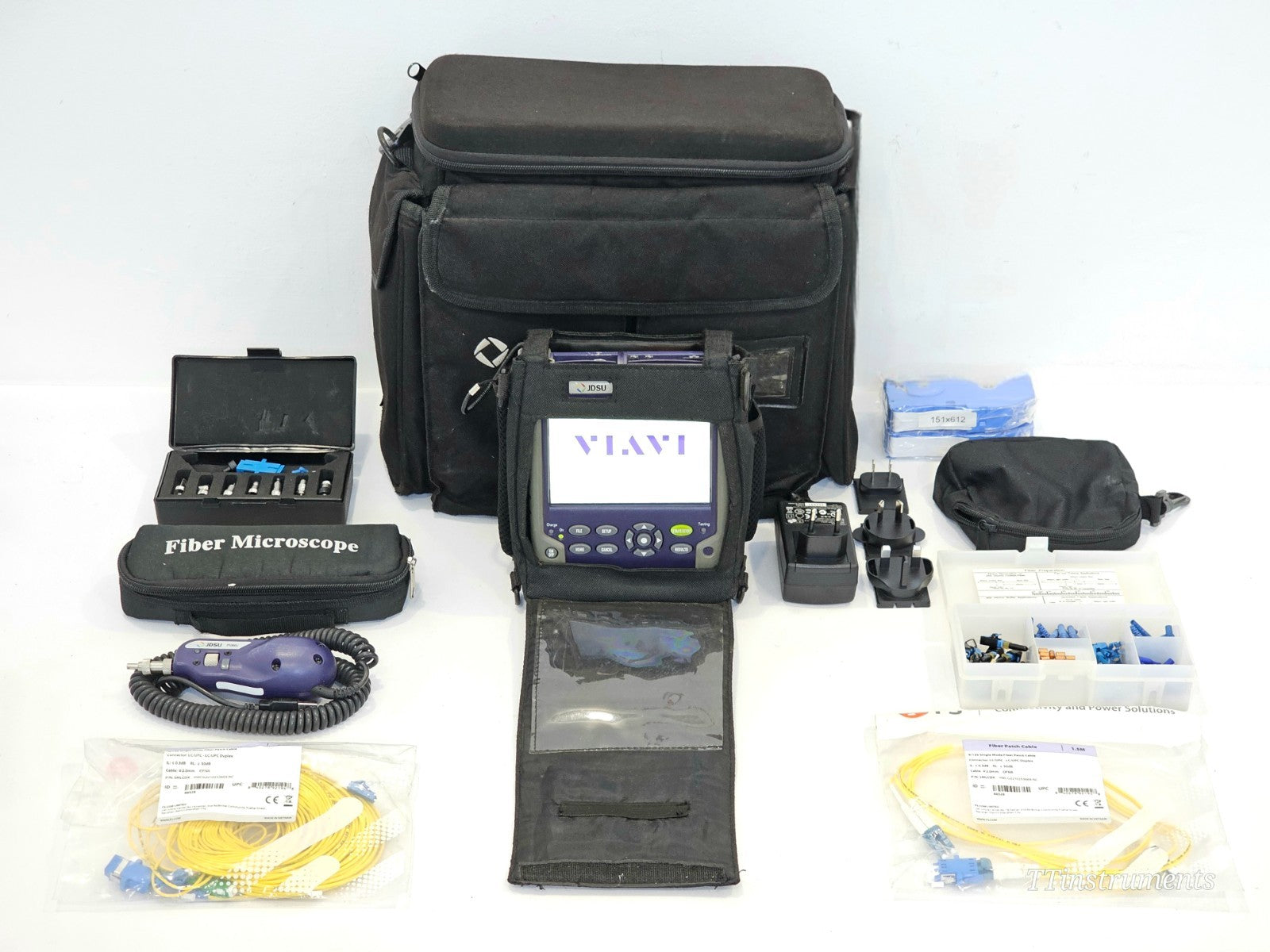 JDSU T-BERD 2000 + 4146 QUAD OTDR SM MM 850/1300 1310/1550 + P5000i Scope