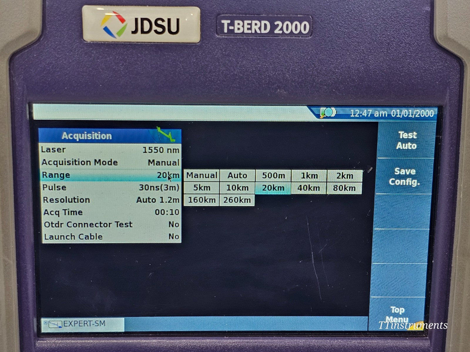 JDSU T-BERD 2000 + 4146 QUAD OTDR SM MM 850/1300 1310/1550 + P5000i Scope