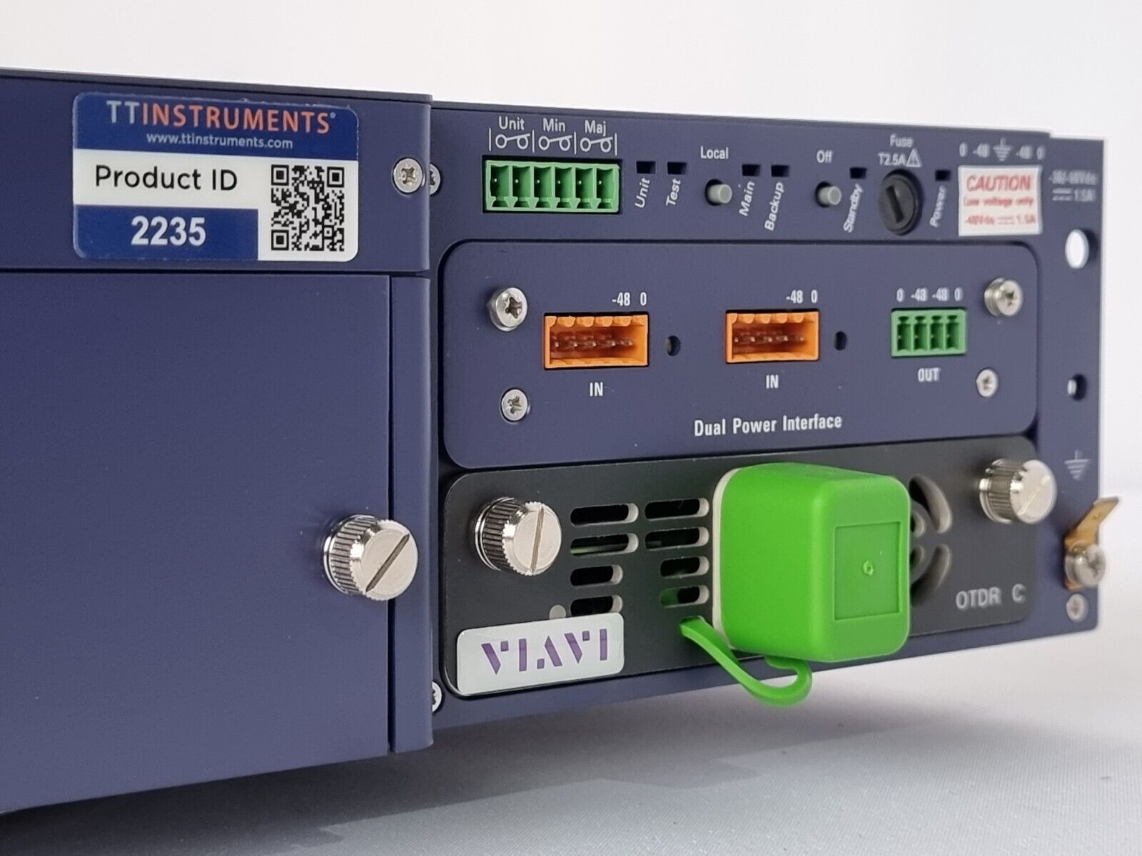 JDSU Viavi OTU 8000 Base Unit OTU-8000E w/ OTDR C 81162 1625 nm Filtered Module