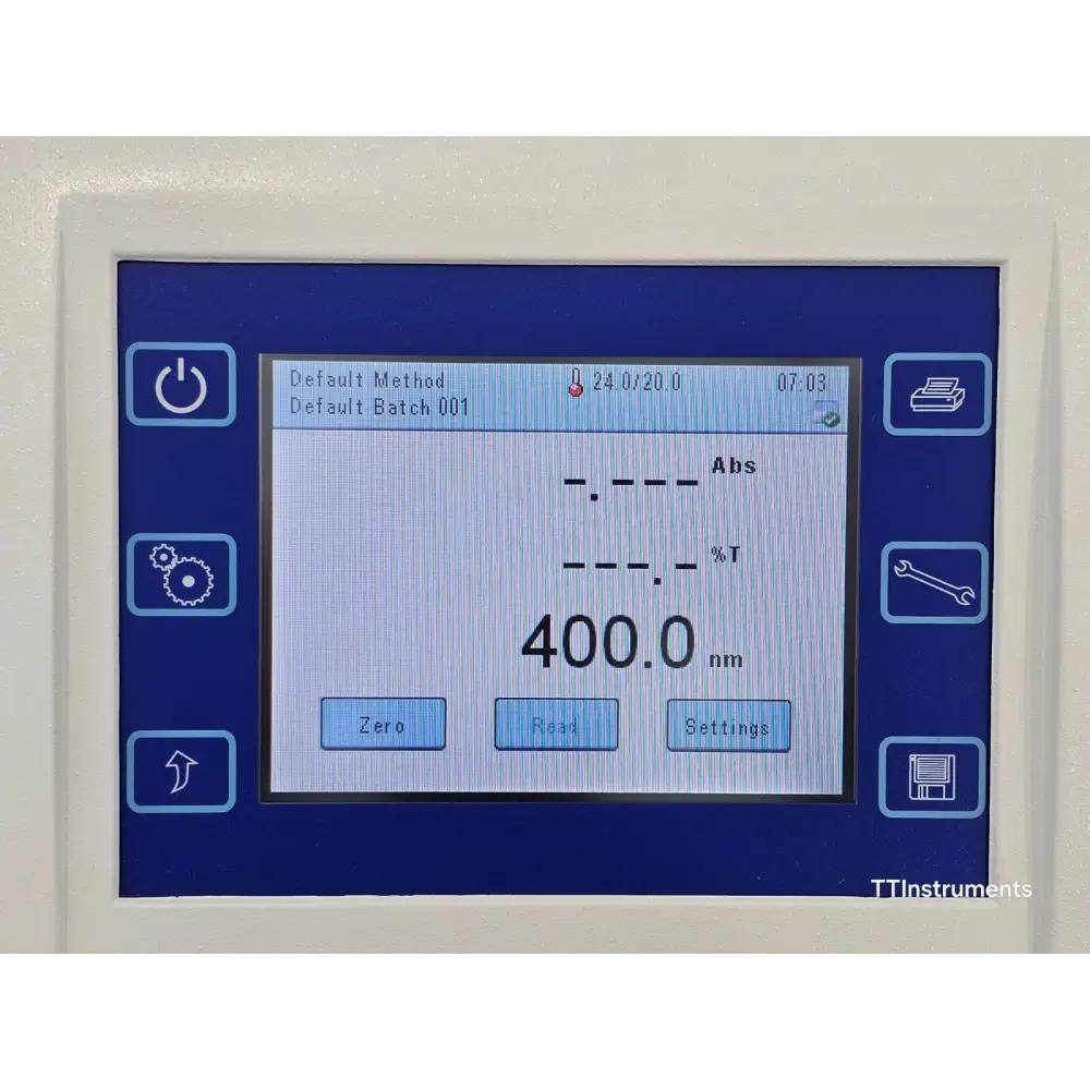 Jenway 6715 spectrophotometer included accessories — power cable and memory card