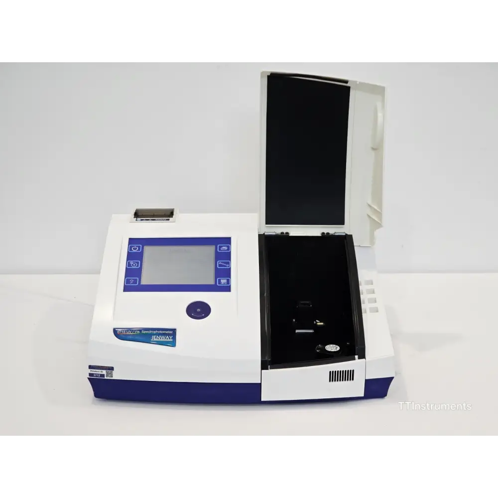 Jenway 6715 colour TFT touchscreen displaying measurement interface