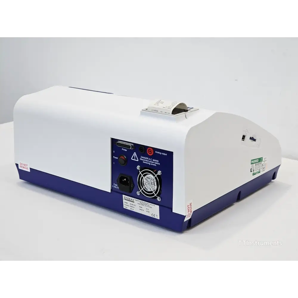 Jenway 6715 spectrophotometer left side profile view