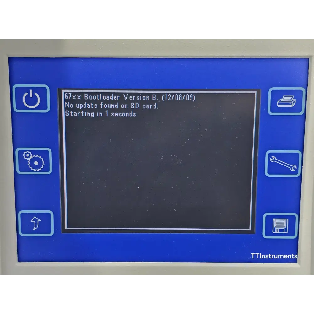 Jenway 6715 spectrophotometer screen showing absorbance measurement mode