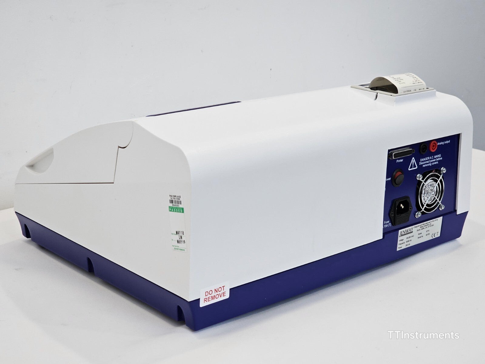 Jenway 6715 UV/VIS Spectrophotometer 190–1100 nm Functional Self-Tests Passed