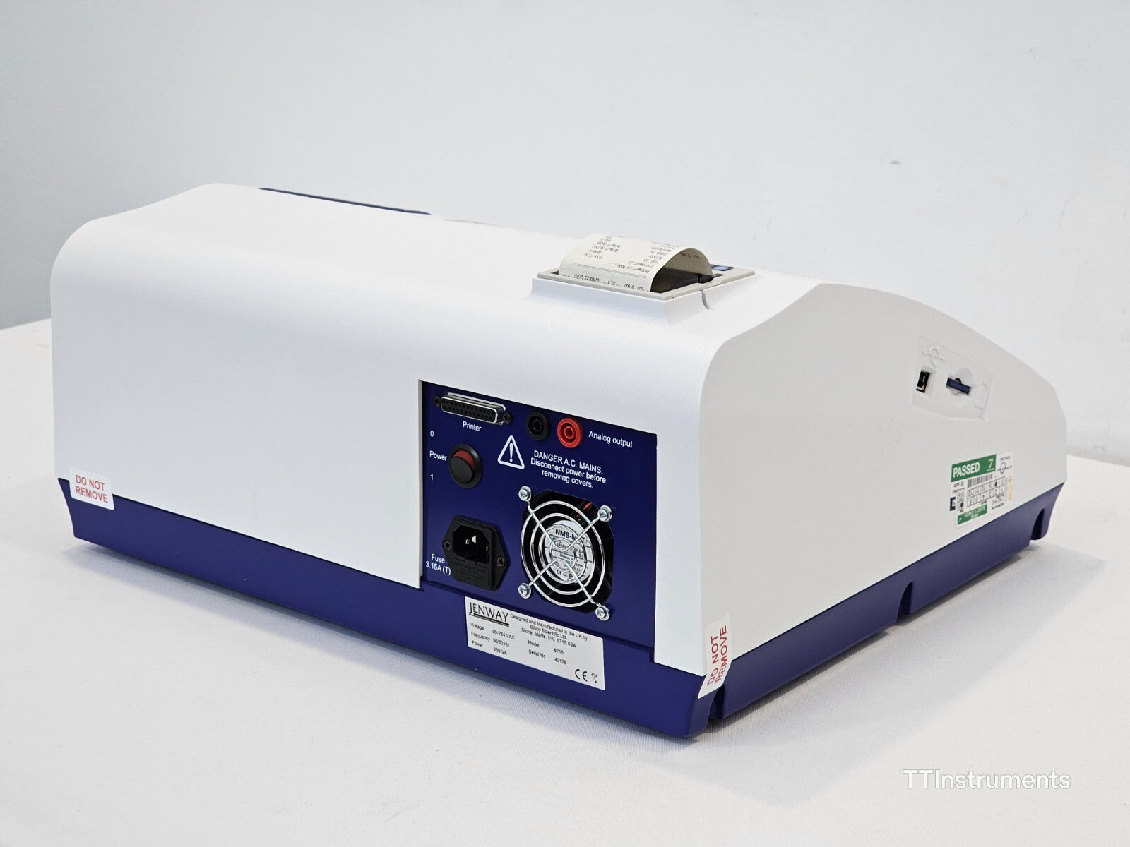 Jenway 6715 UV/VIS Spectrophotometer 190–1100 nm Functional Self-Tests Passed
