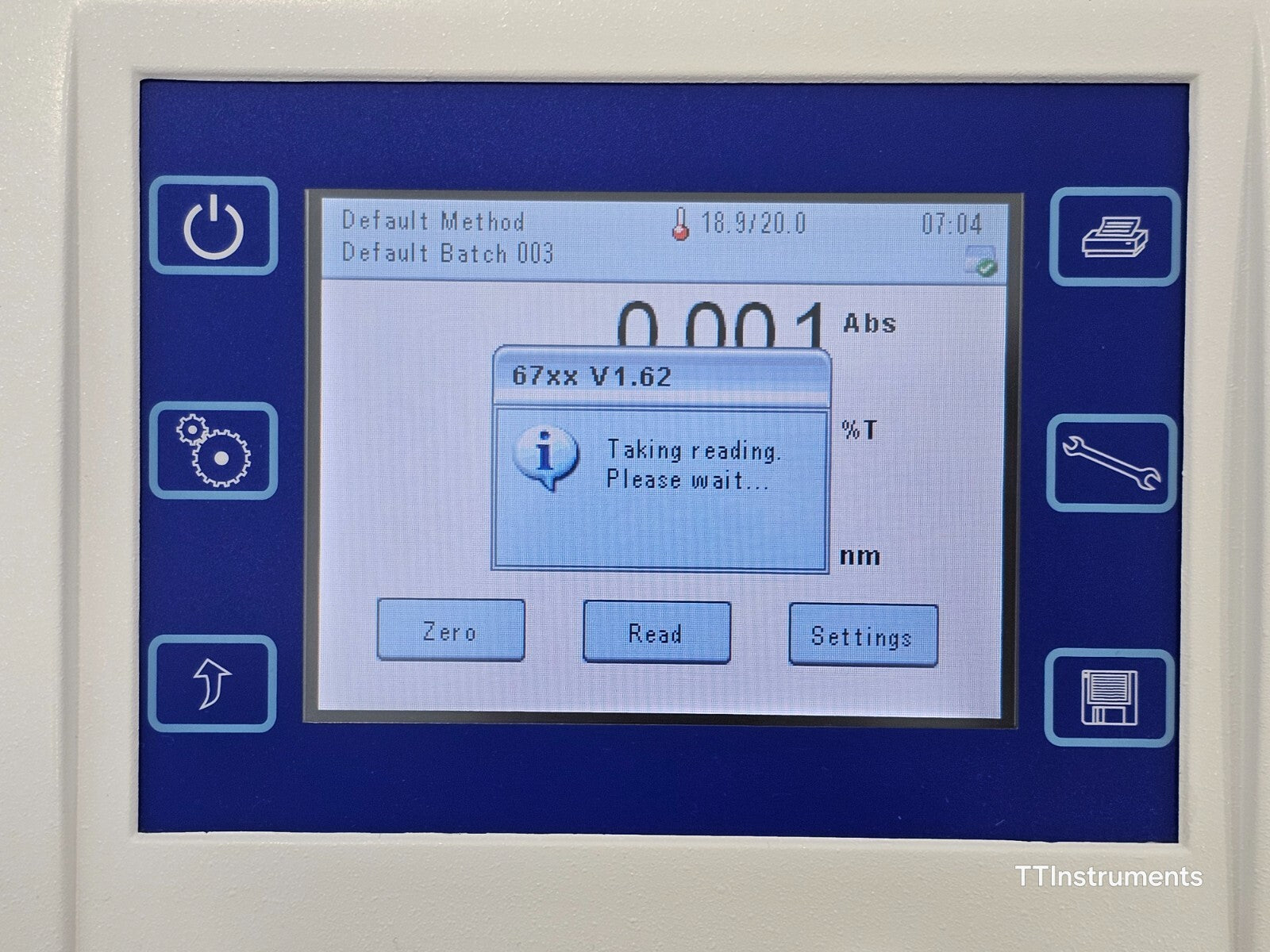 Jenway 6715 UV/VIS Spectrophotometer 190–1100 nm Functional Self-Tests Passed