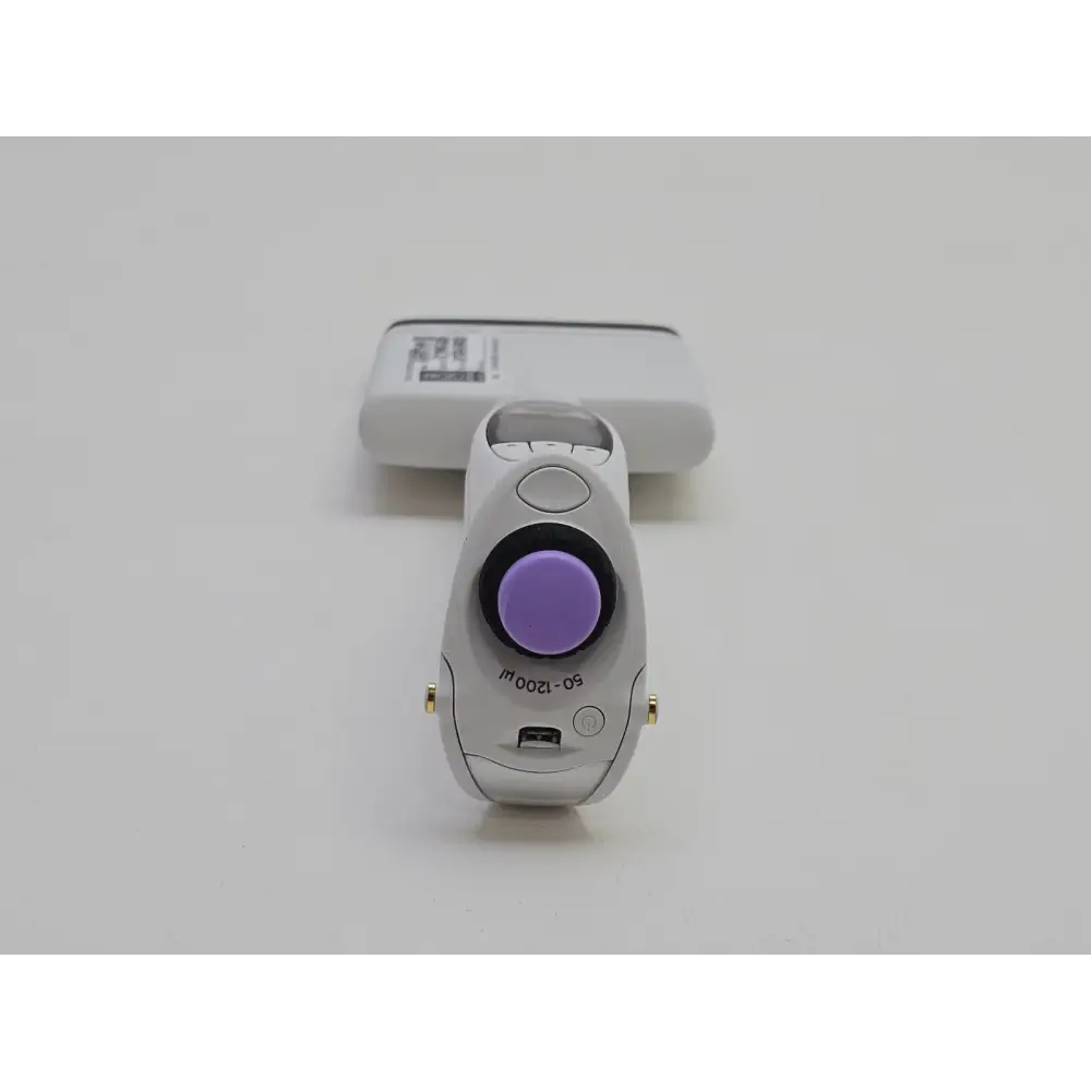 Eppendorf Multipipette E3 close-up showing control interface and body detail