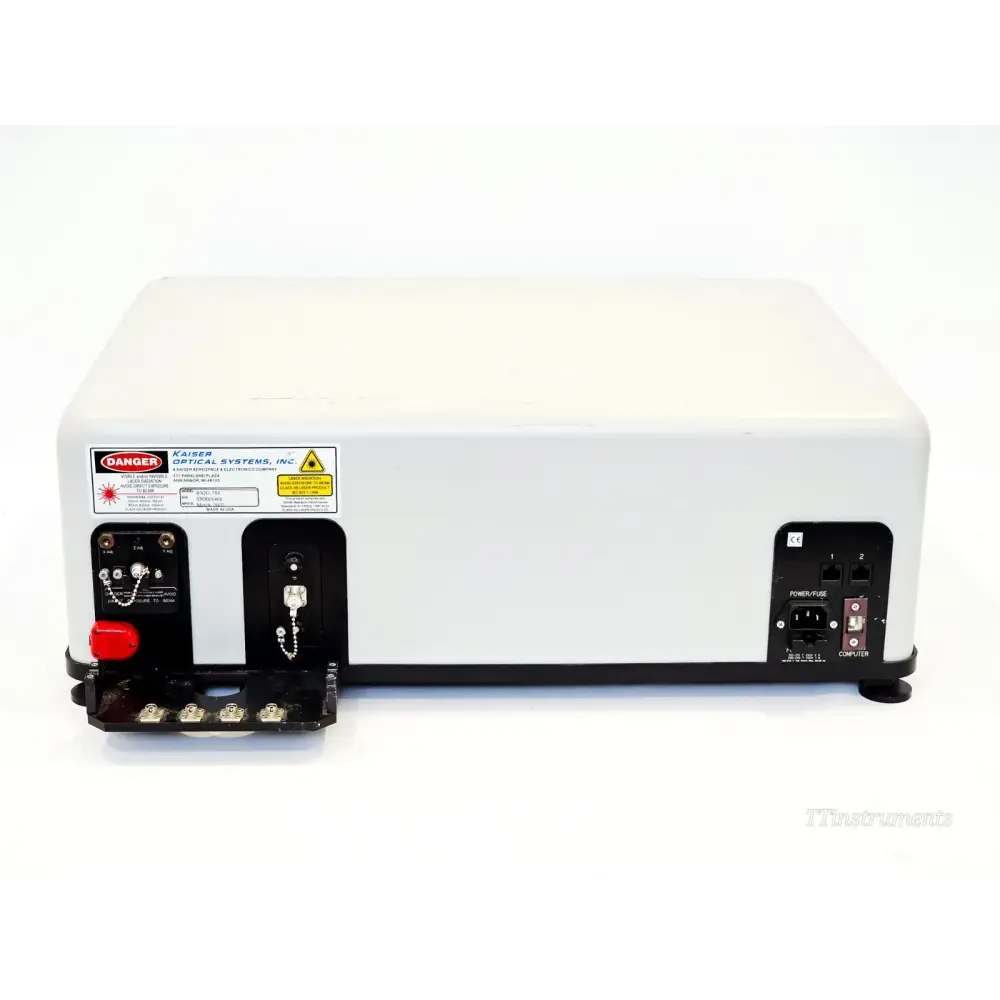 Kaiser RamanRxn1 spectrometer system angled view showing both main unit and analyser head