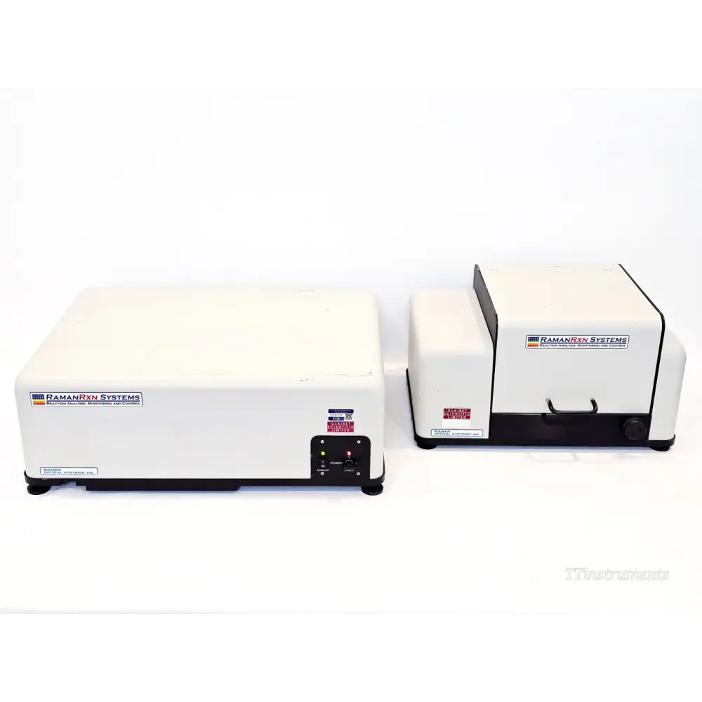 Kaiser RamanRxn1-785 Raman spectrometer system front view showing main base unit
