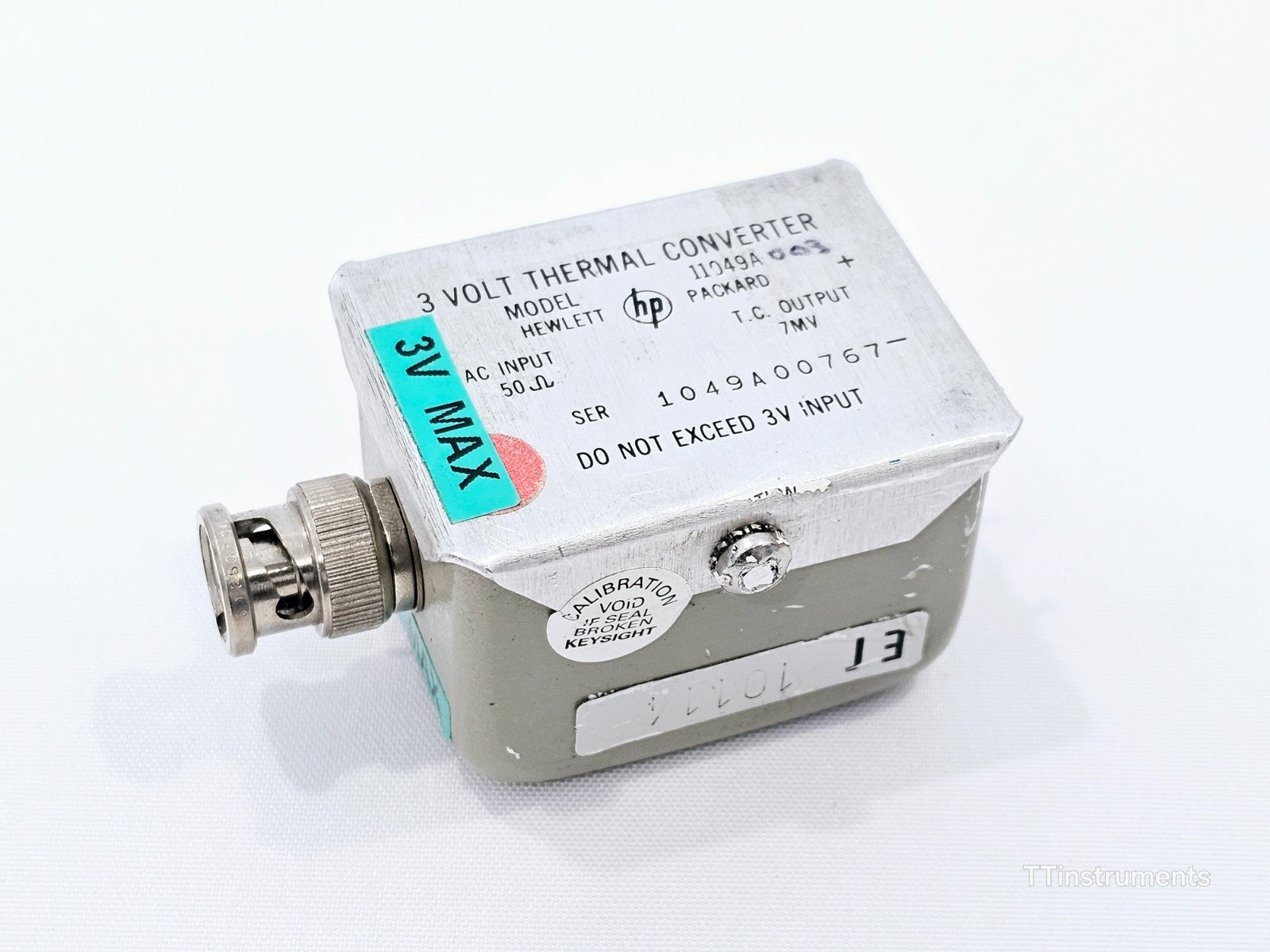 Keysight Agilent 11049A 3 VOLT Thermal Converter 003