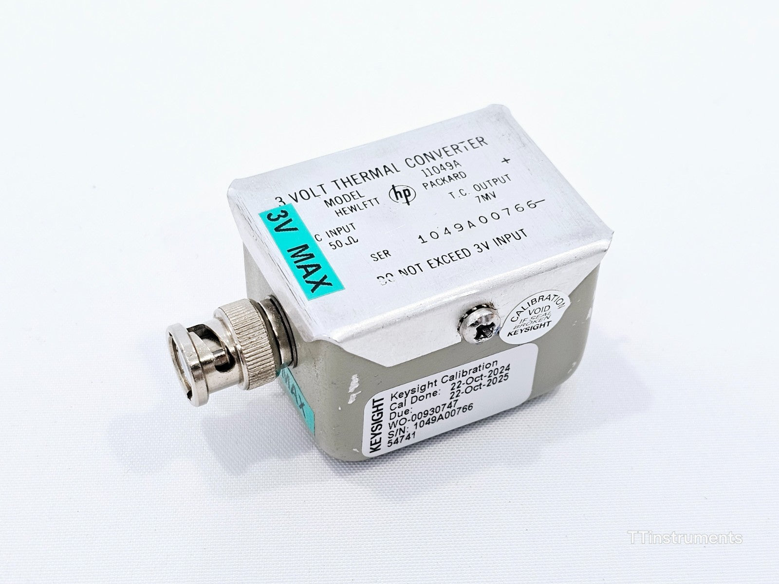 Keysight Agilent 11049A 3 VOLT Thermal Converter