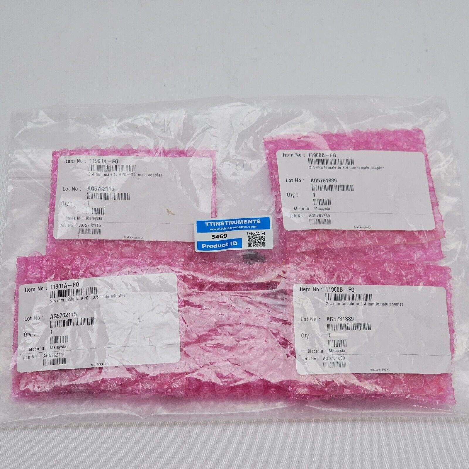 Keysight Agilent 2.44 mm Adapters & Calibration Accessories N4877-63200 11901A/B