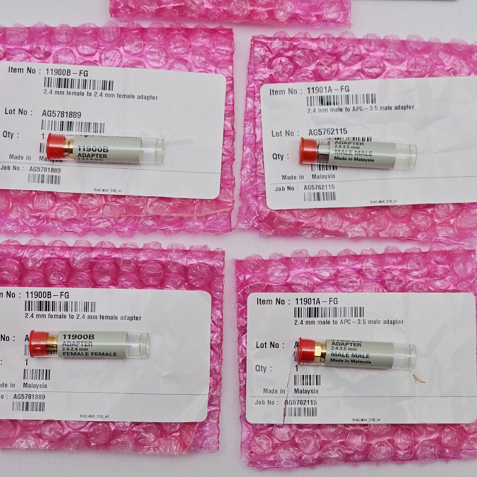 Keysight Agilent 2.44 mm Adapters & Calibration Accessories N4877-63200 11901A/B